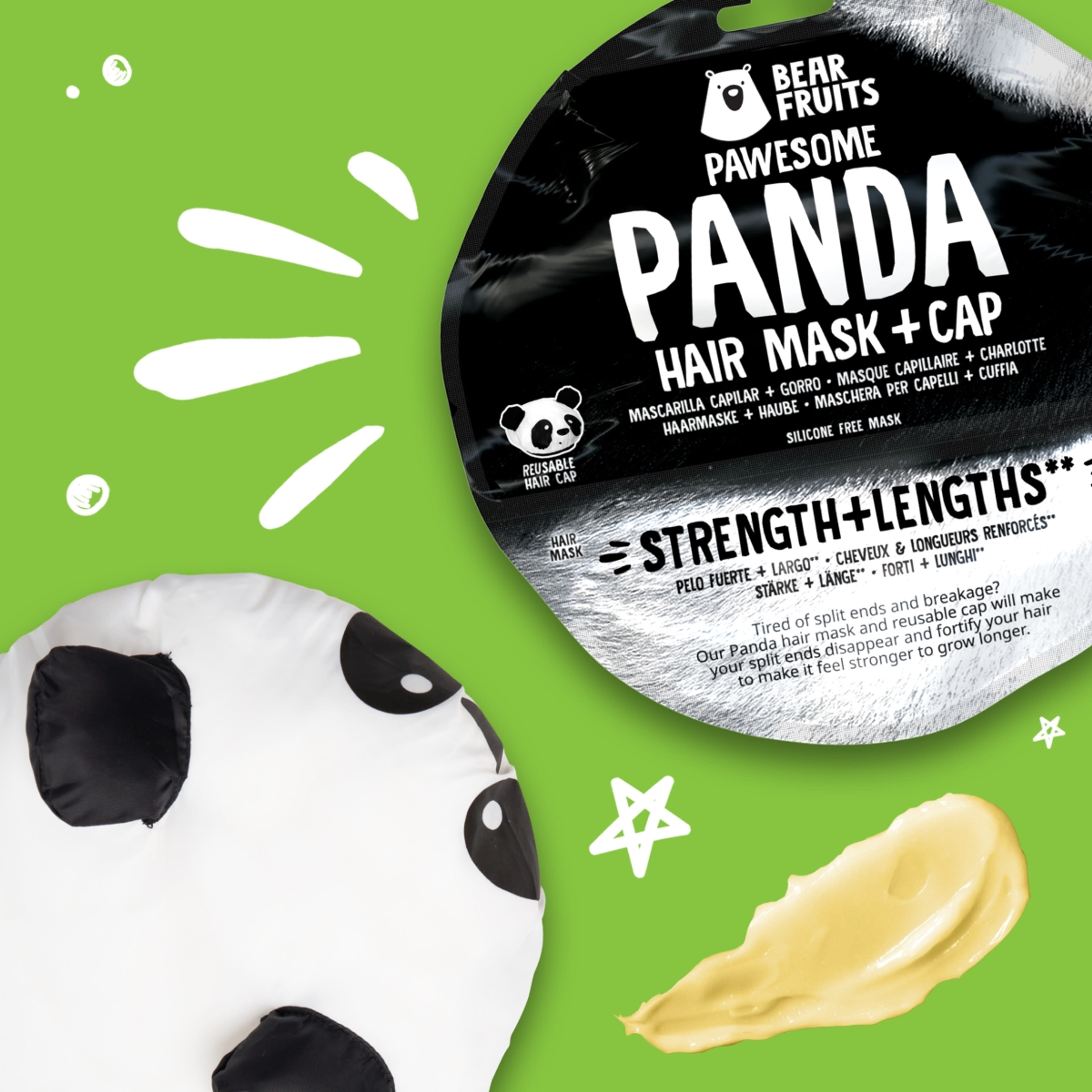 Bear Fruits Panda hajpakolás - 20 ml-4