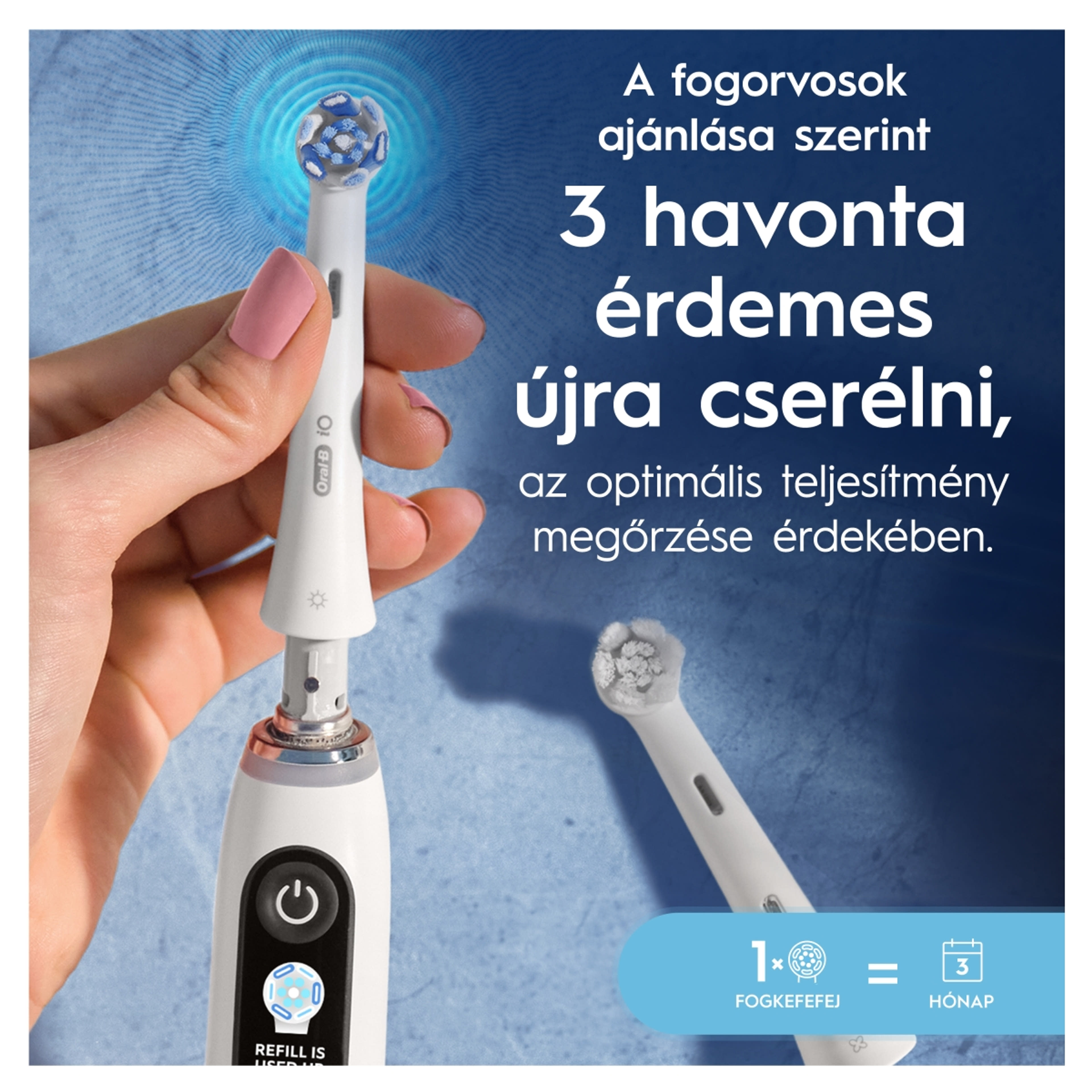 Oral-B iO Series Ultimate Clean elektromos fogkefe pótfej - 6 db-6