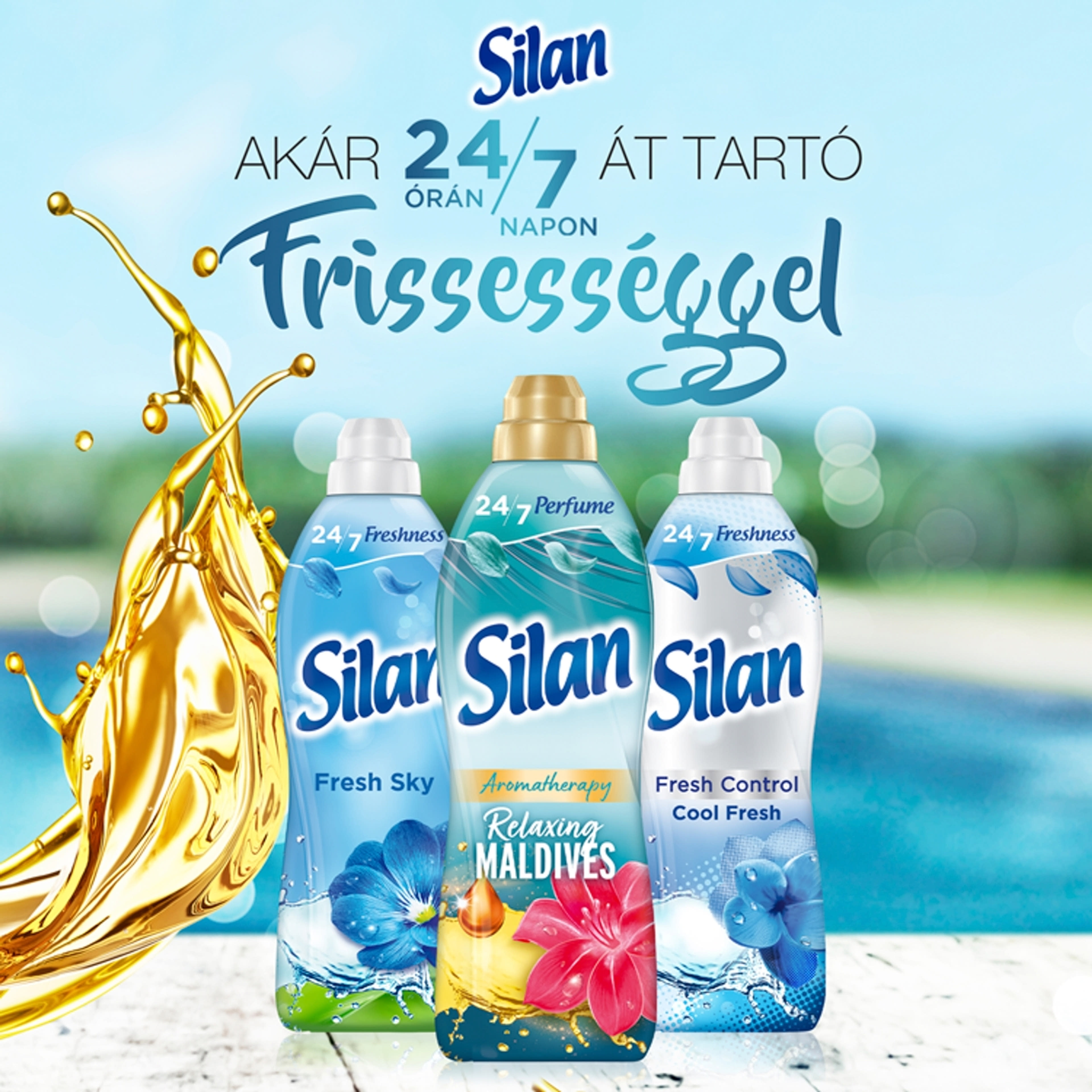 Silan Aromatherapy Relaxing Maldives öblítő 62 mosás - 1364 ml-4