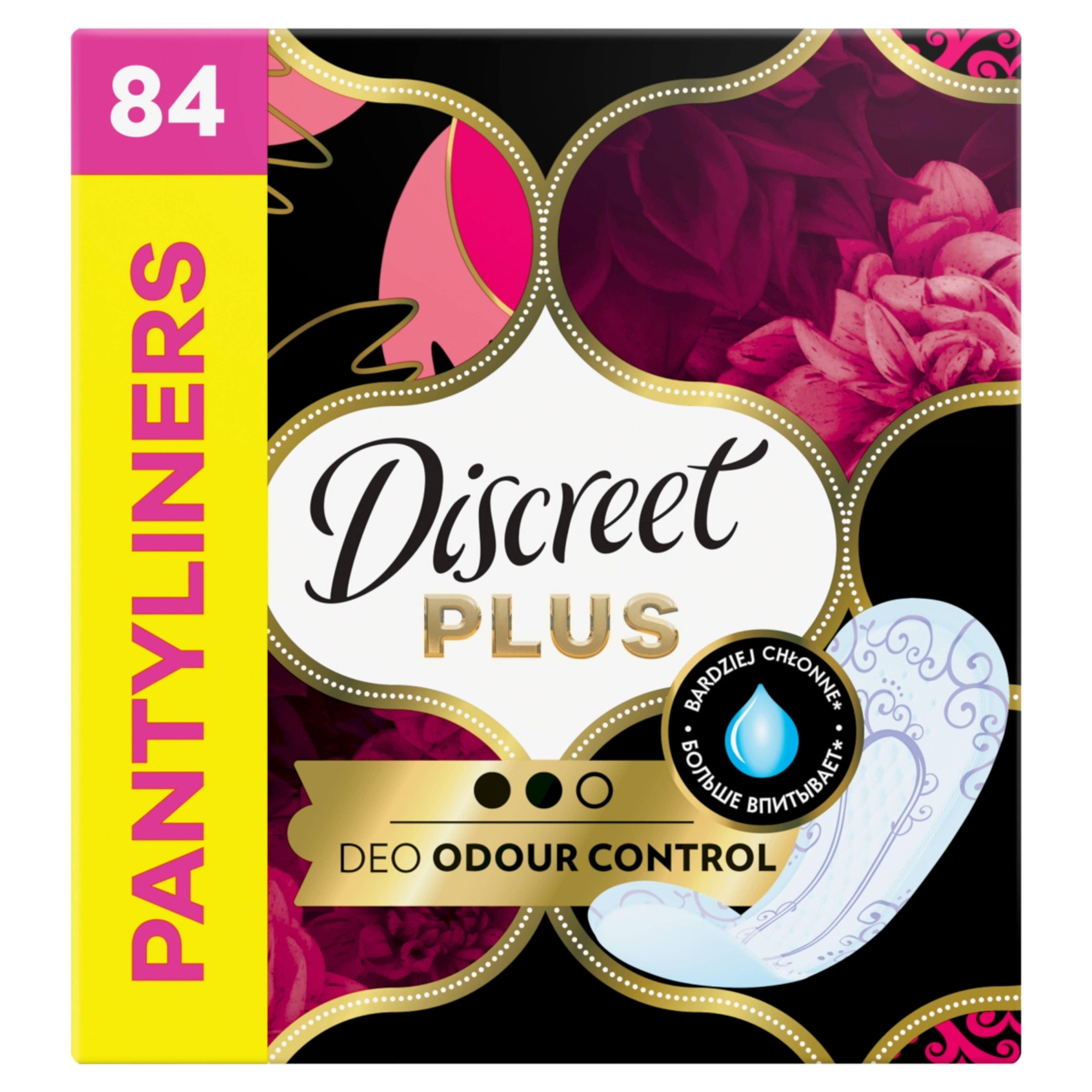 Discreet Protective Odour Control Plus tisztasági betét - 84 db-2
