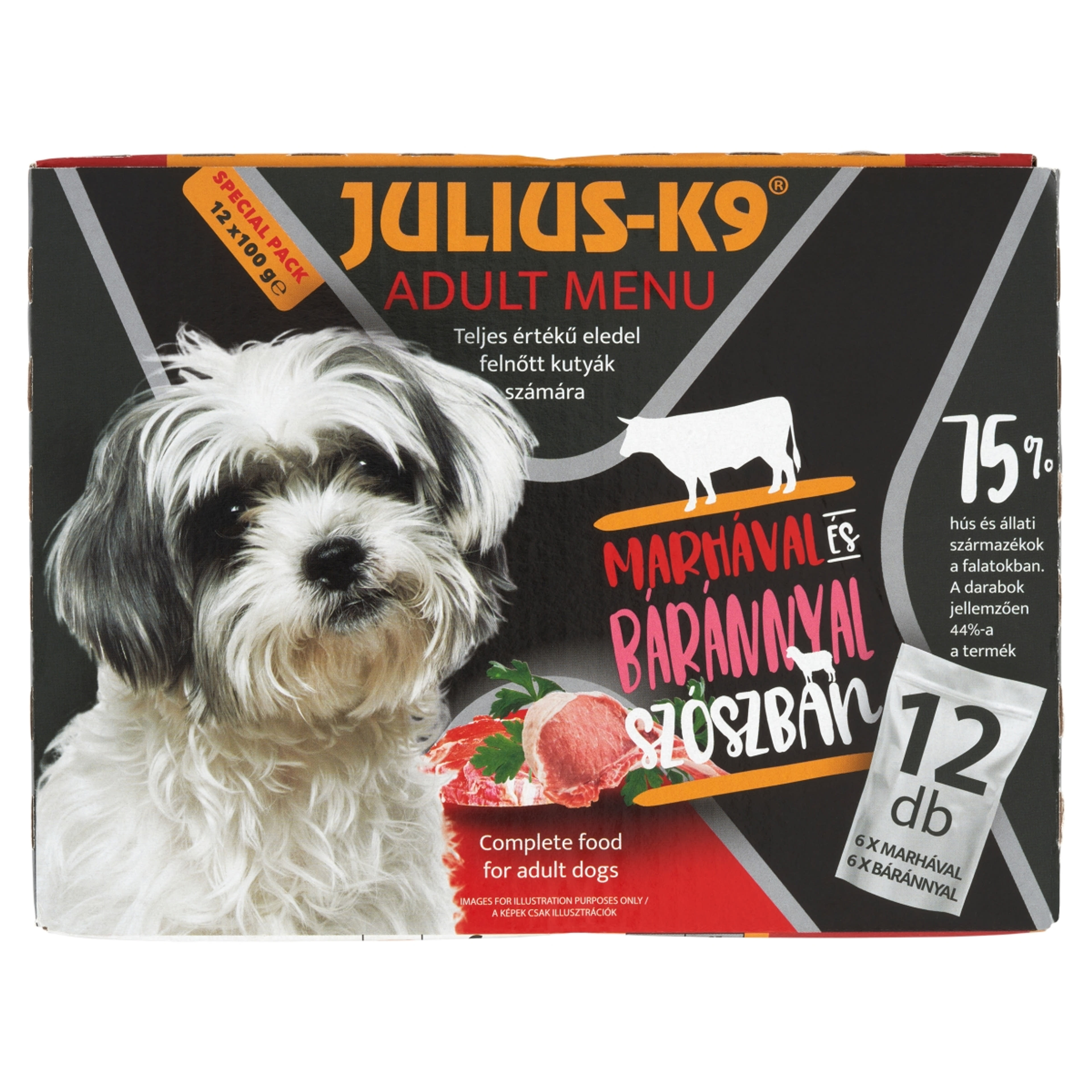Julius-k9 Special multipack alutasak kutyáknak, (12x100 g) - 1200 g