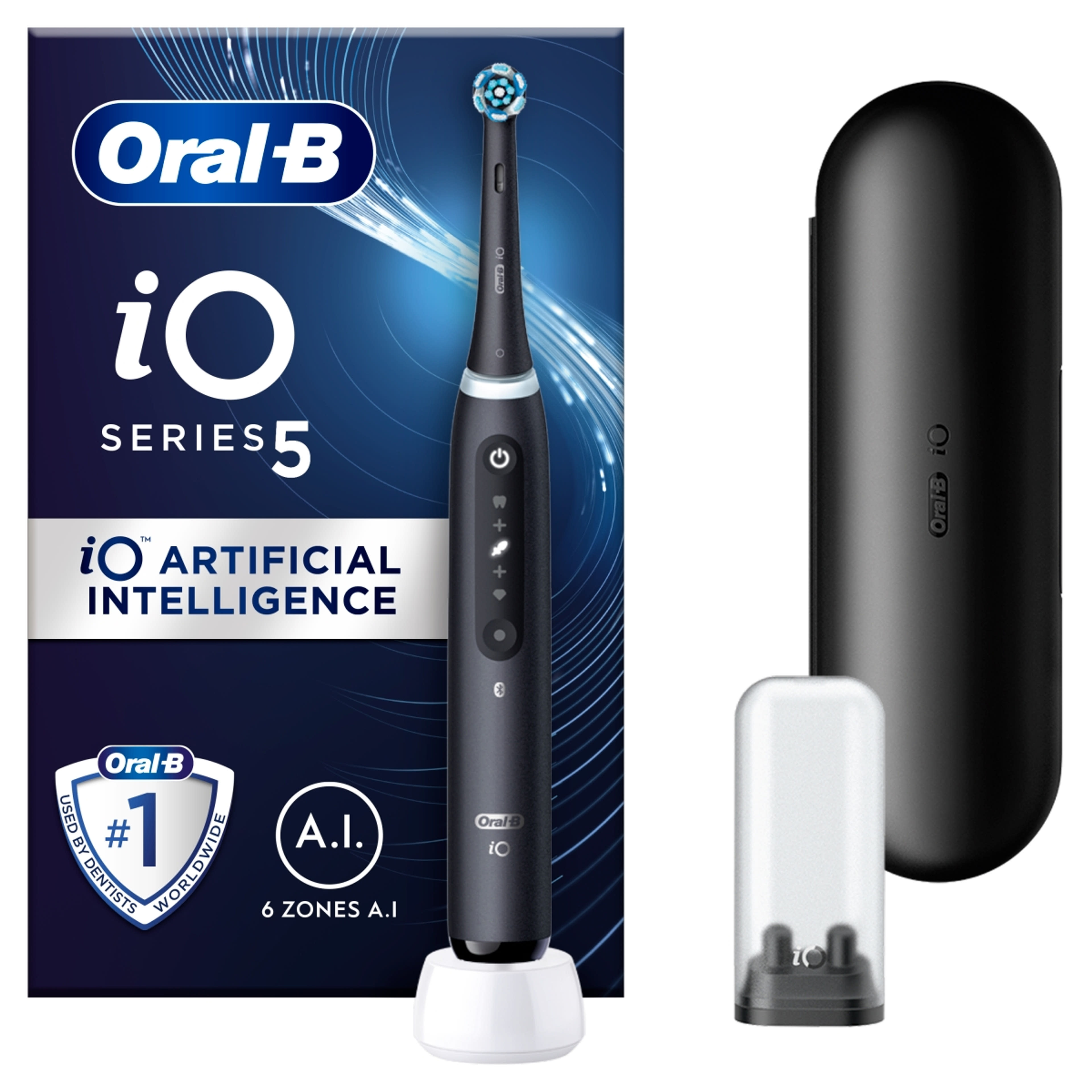Oral-B iO 5 elektromos fogkefe, fekete - 1 db-6
