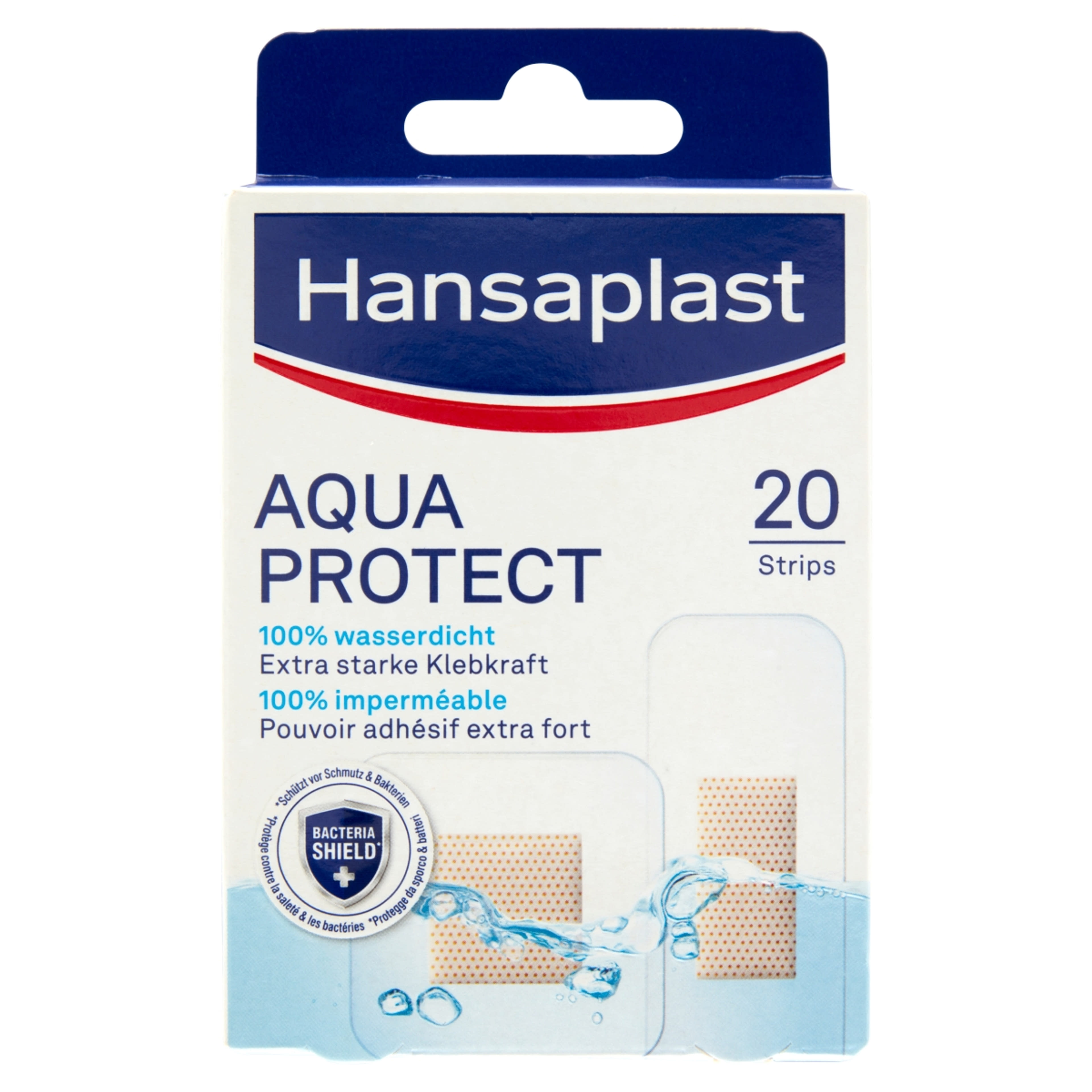 Hansaplast Aqua Protect vízálló sebtapasz - 20 db