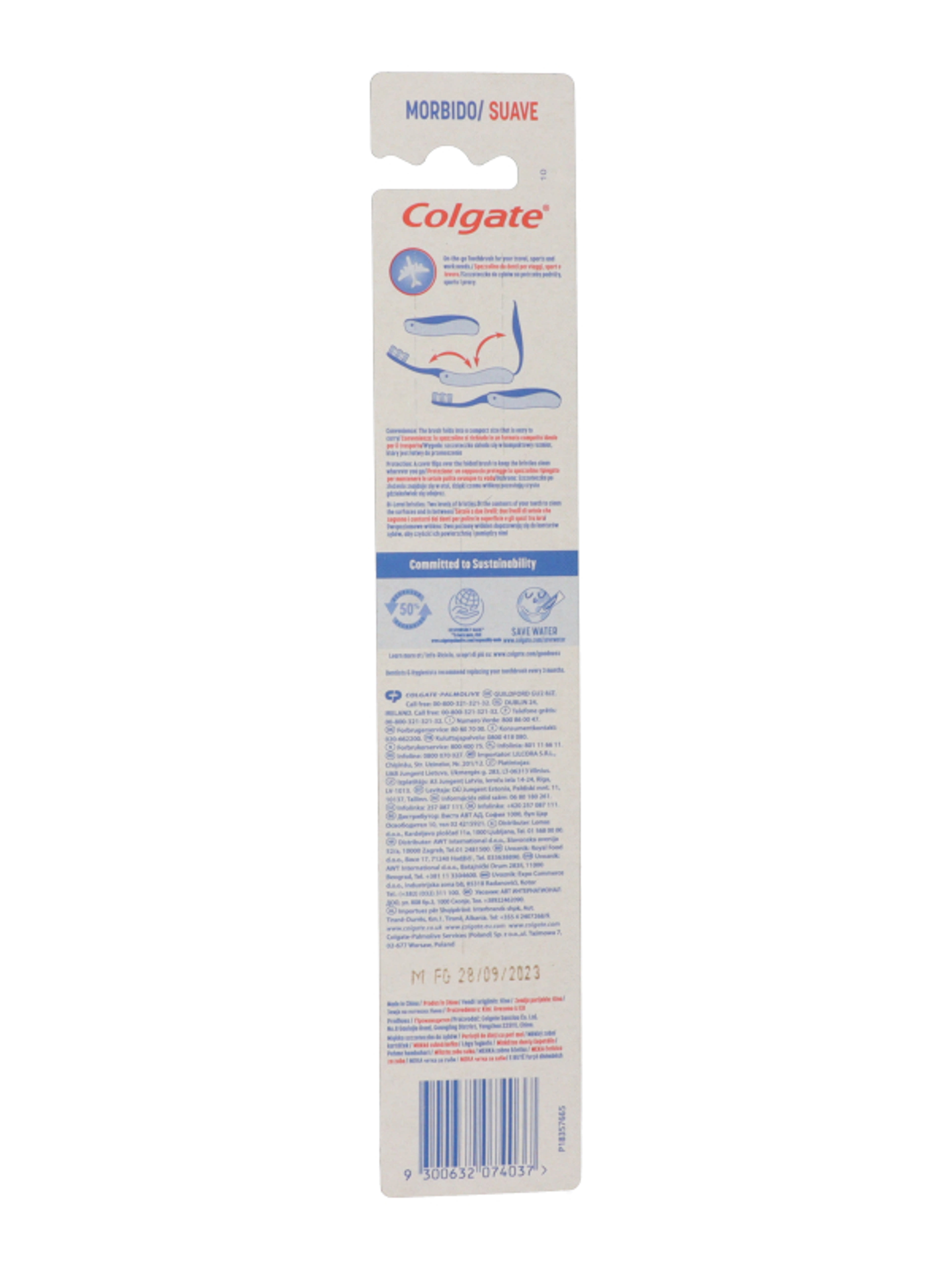 Colgate Soft Összecsukható Utazó  fogkefe - 1 db-2