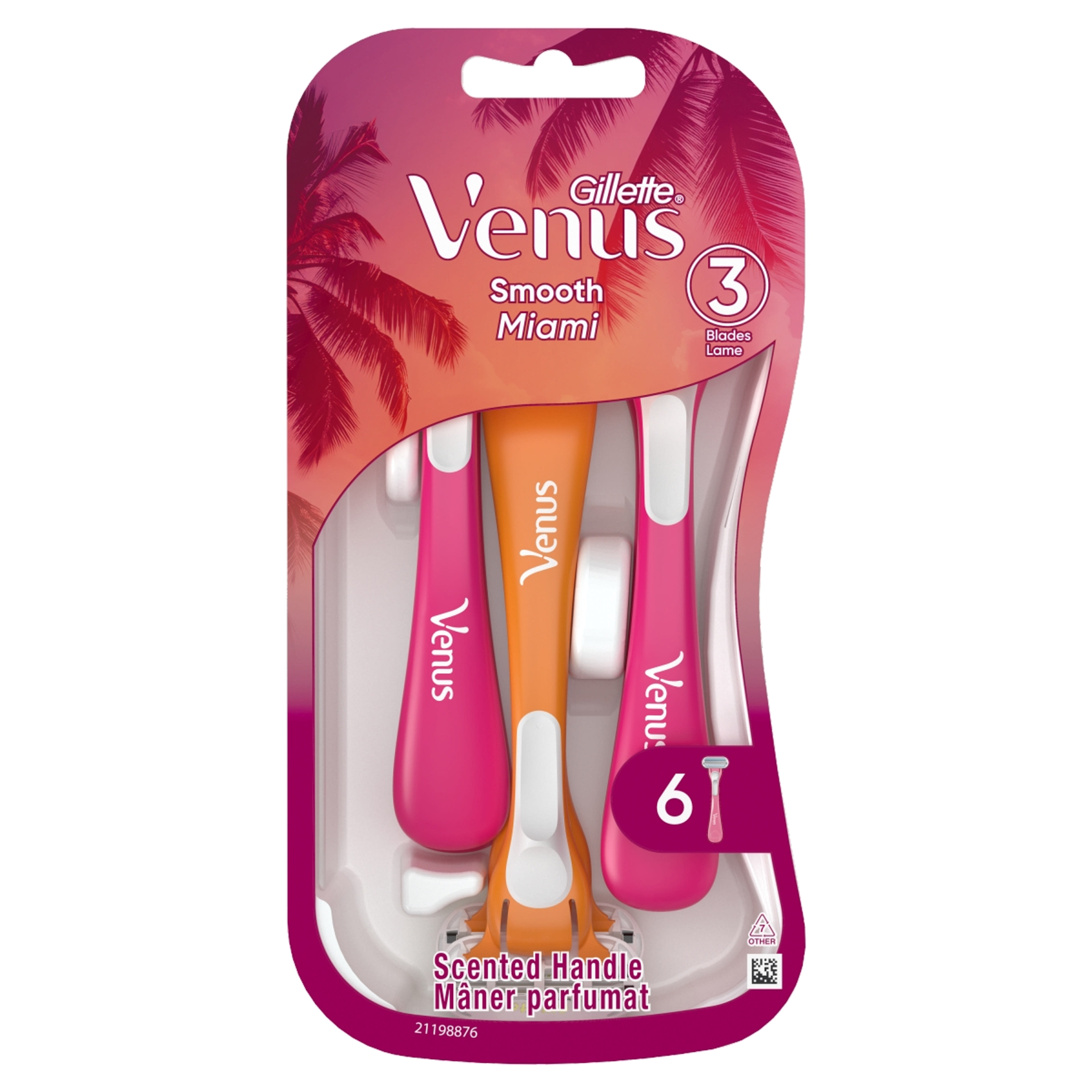 Venus Smooth Miami eldobható borotva - 6 db