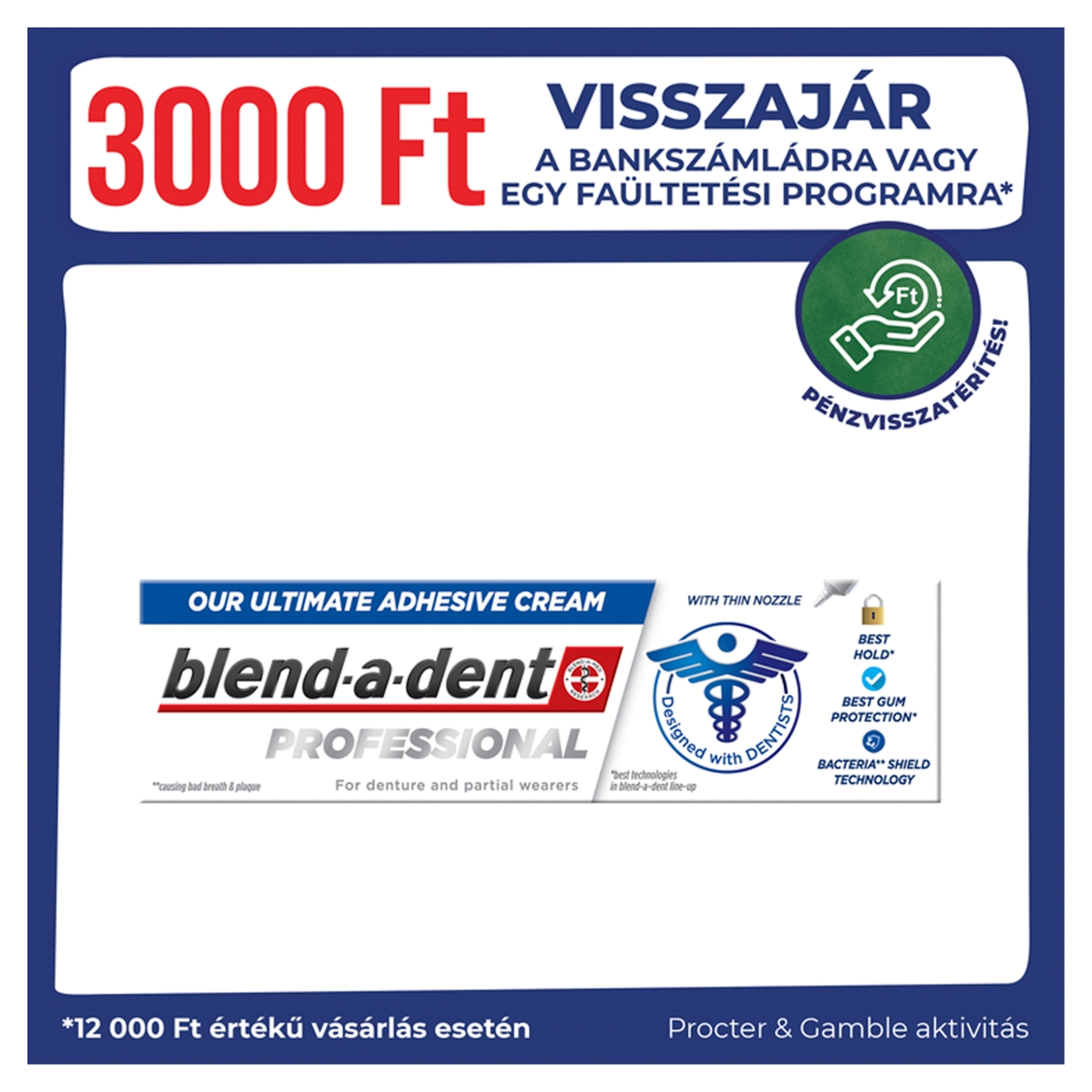Blend-A-Dent Professional protézisrögzítő krém - 40 g