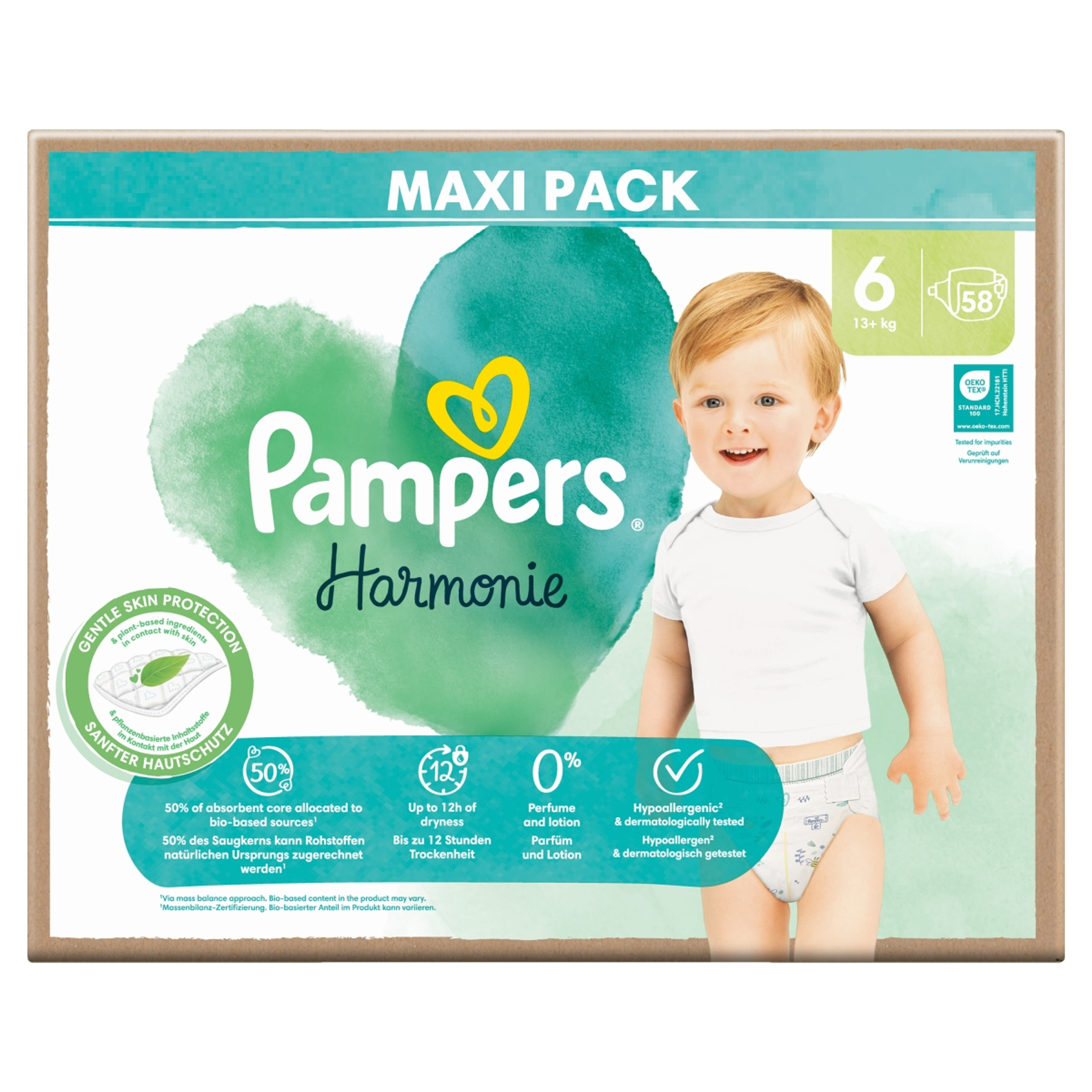 Pampers Harmonie Baby pelenka 6-os 13 kg+ - 58 db-1