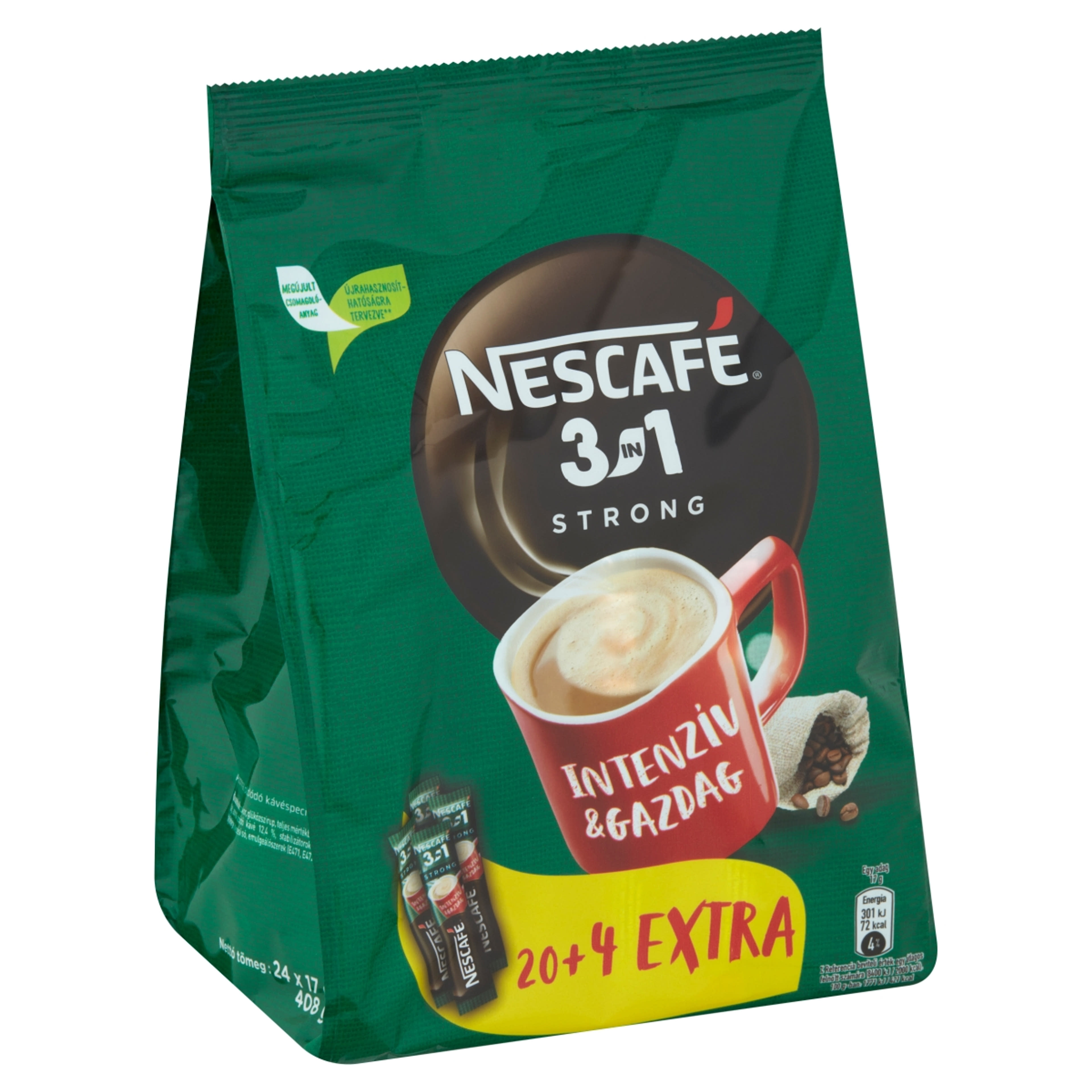 Nescafé 3in1 Strong kávéspecialitás 24 db - 17 g-2