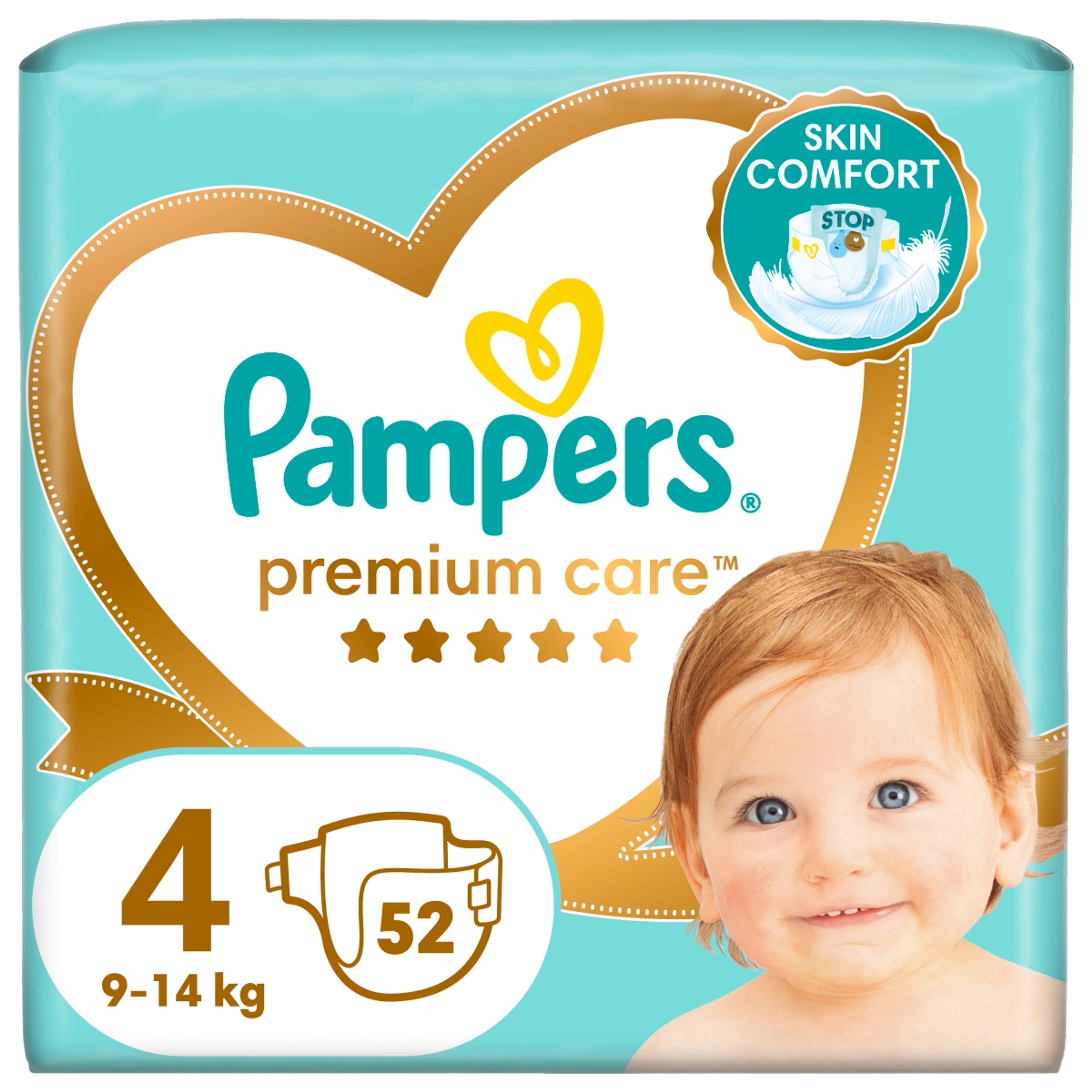 Pampers Premium Care Pelenka 4-es 9-15kg - 52 db-5