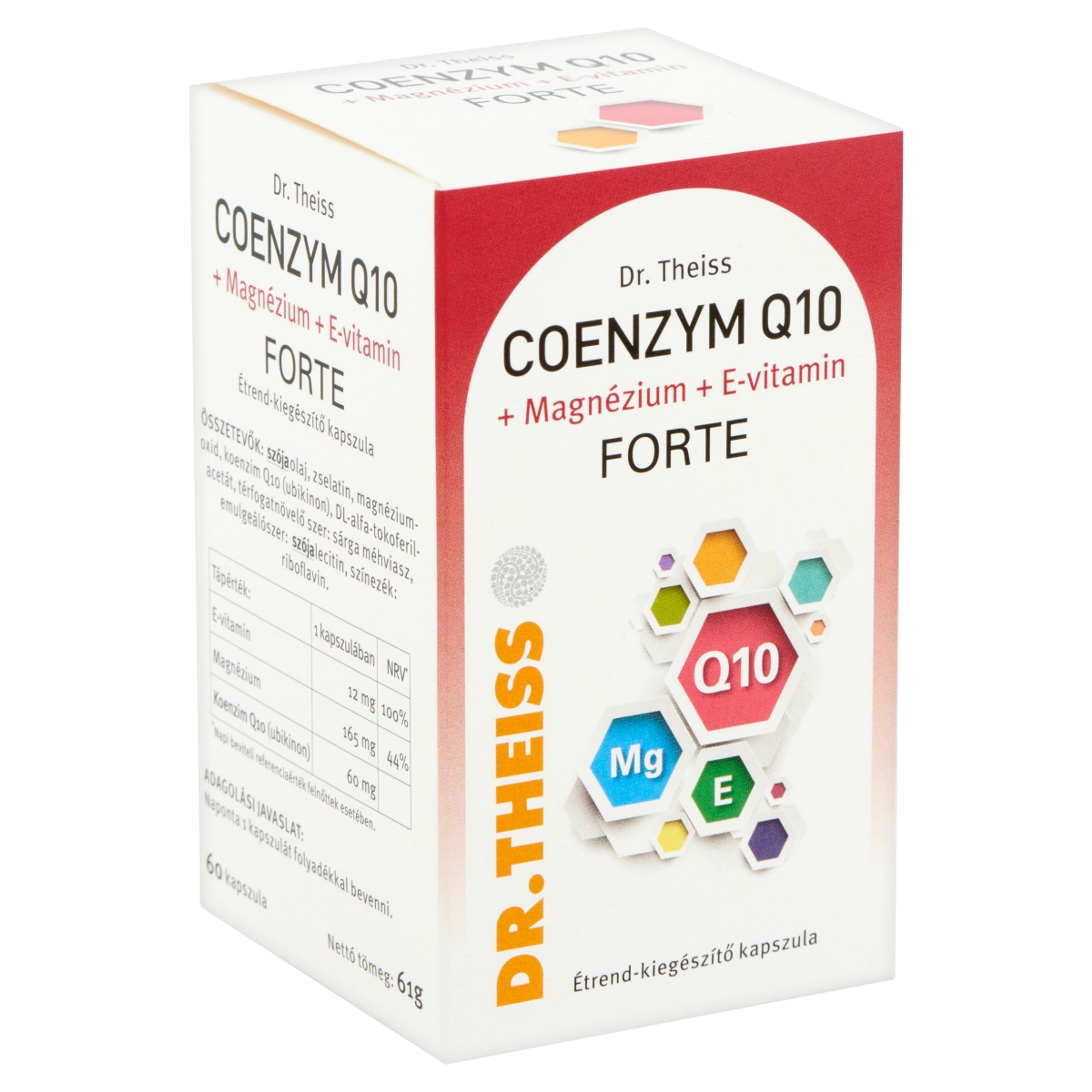 Dr.Theiss Coenzym Q10+Mg3E-Vitamin Étrend-Kiegészítő Kapszula - 60 db-4