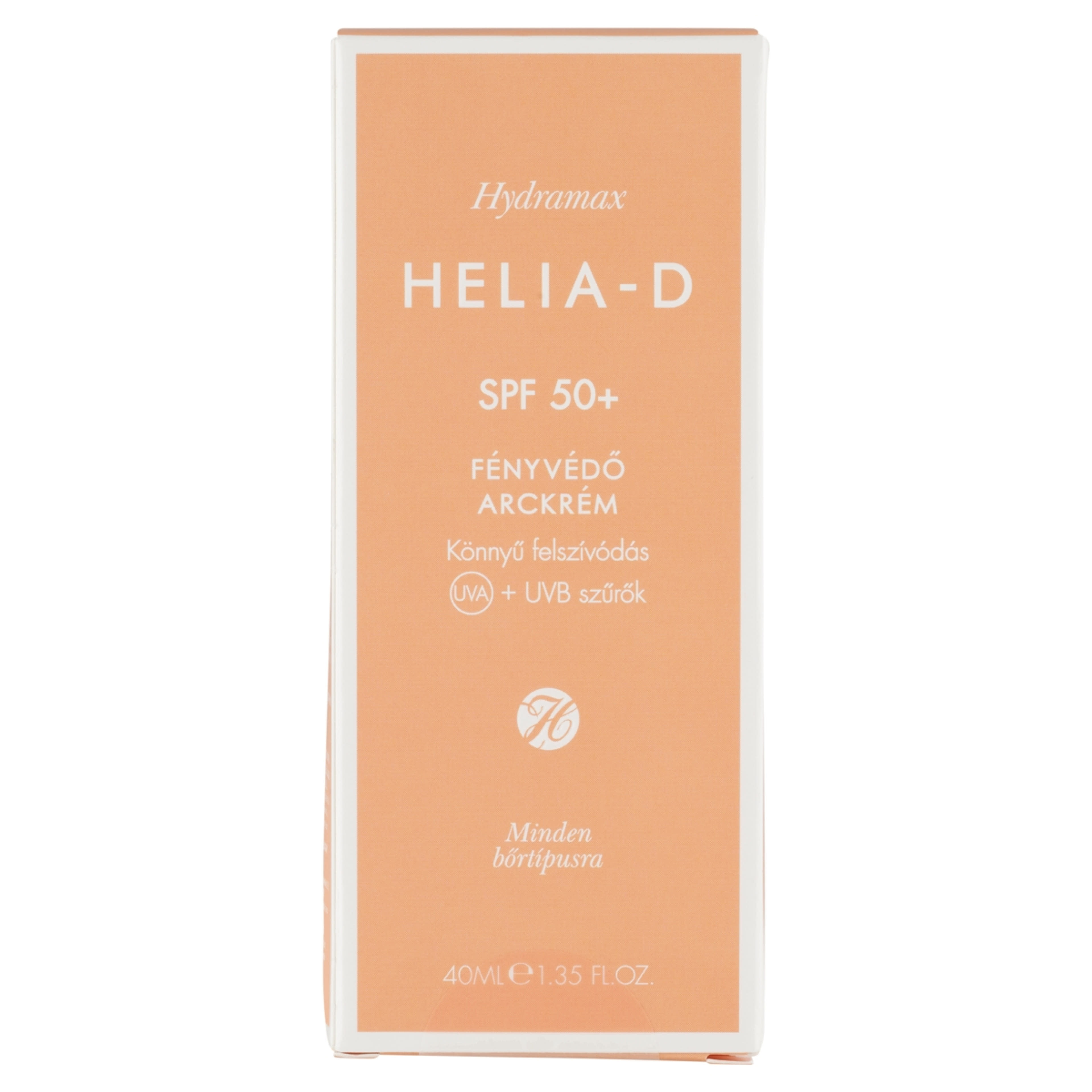 Helia-D Hydramax fényvédő arckrém SPF50+ - 40 ml-2