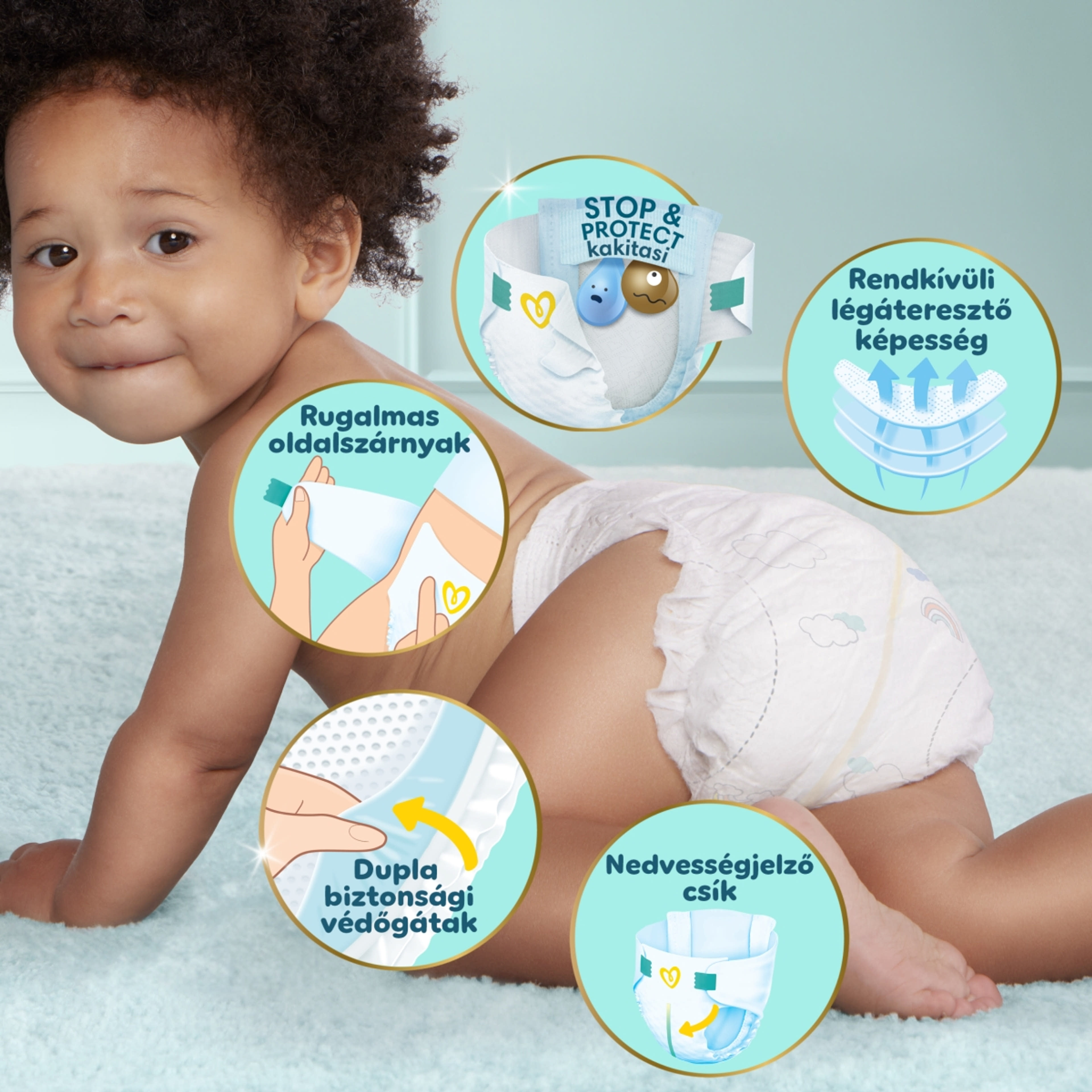 Pampers Premium Care Pelenka 4-es 9-15kg - 52 db-5