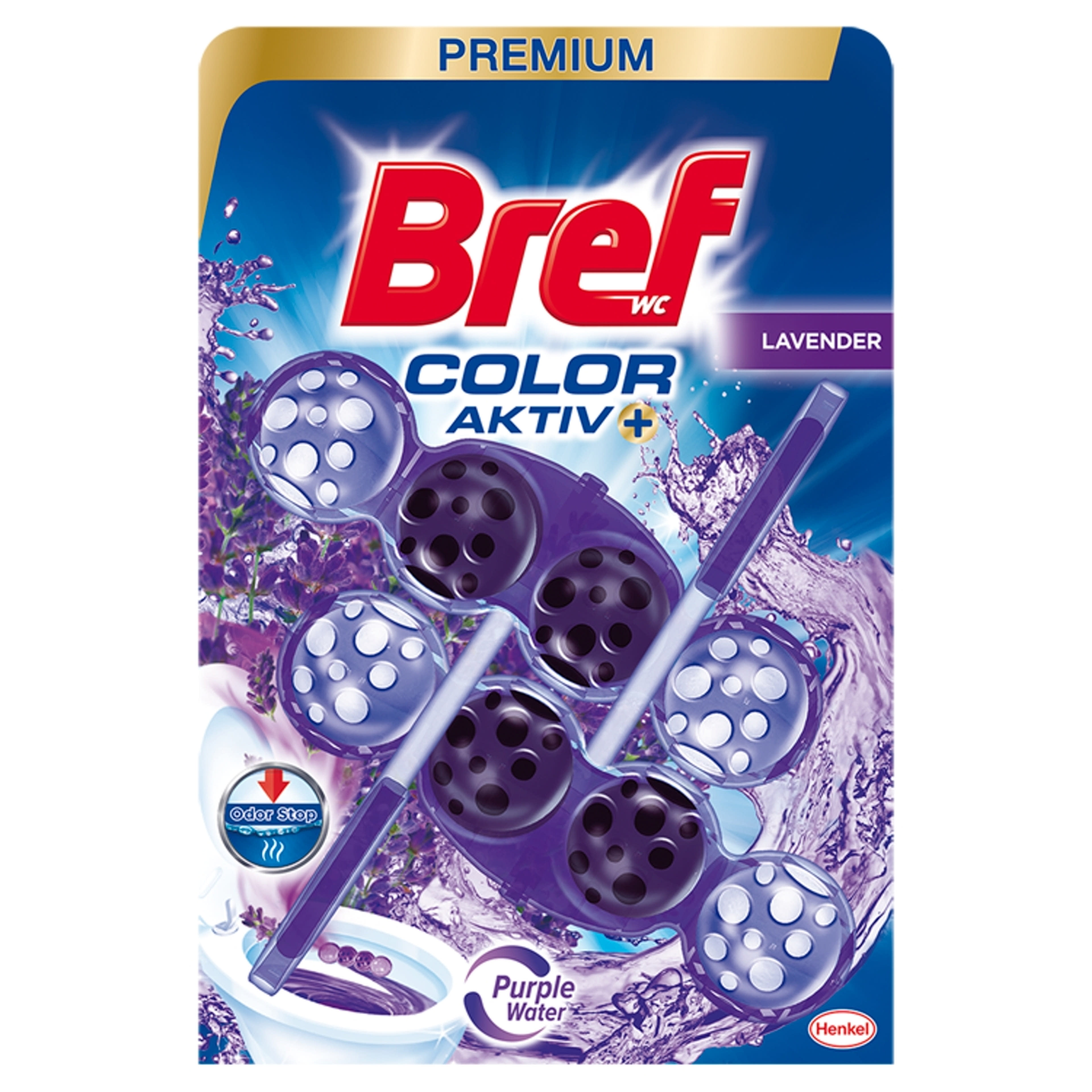 Bref Color Aktiv Lavender WC illatosító (2x50 g) - 100 g
