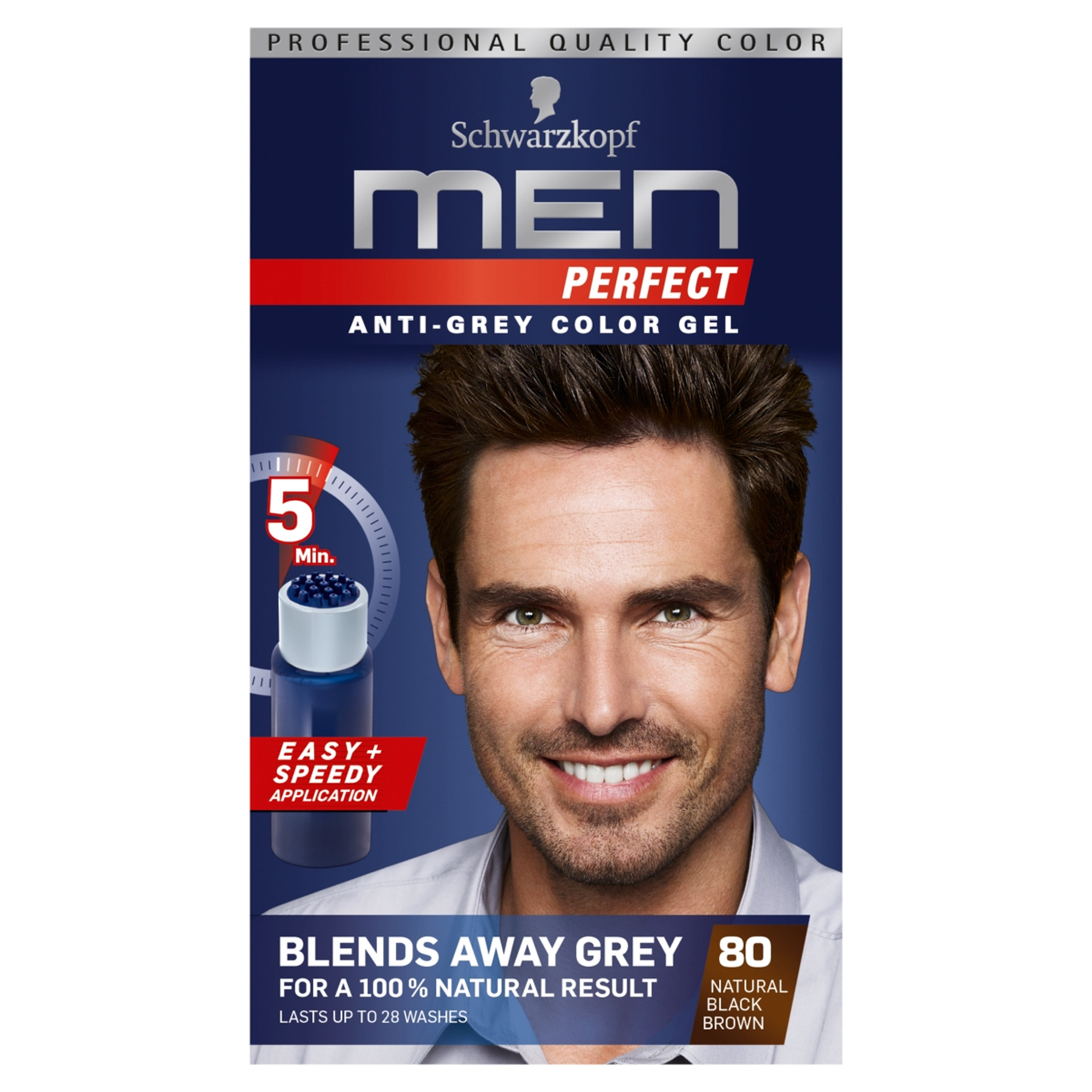 Men Perfect 80 természetes barnásfekete - 1 db
