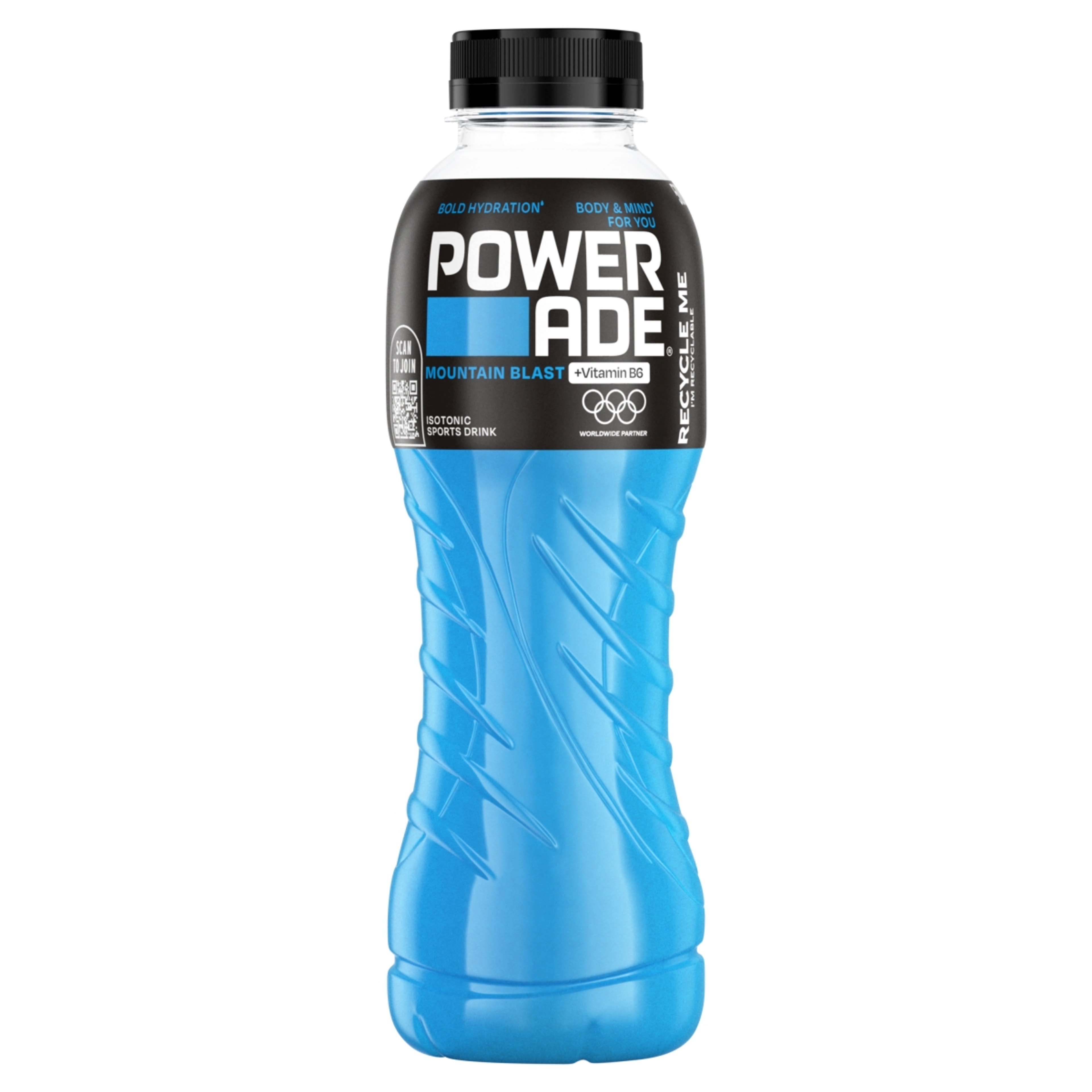 Powerade Mountain Blast szénsavmentes, vegyesgyümölcs-ízű izotóniás sportital - 500 ml-1