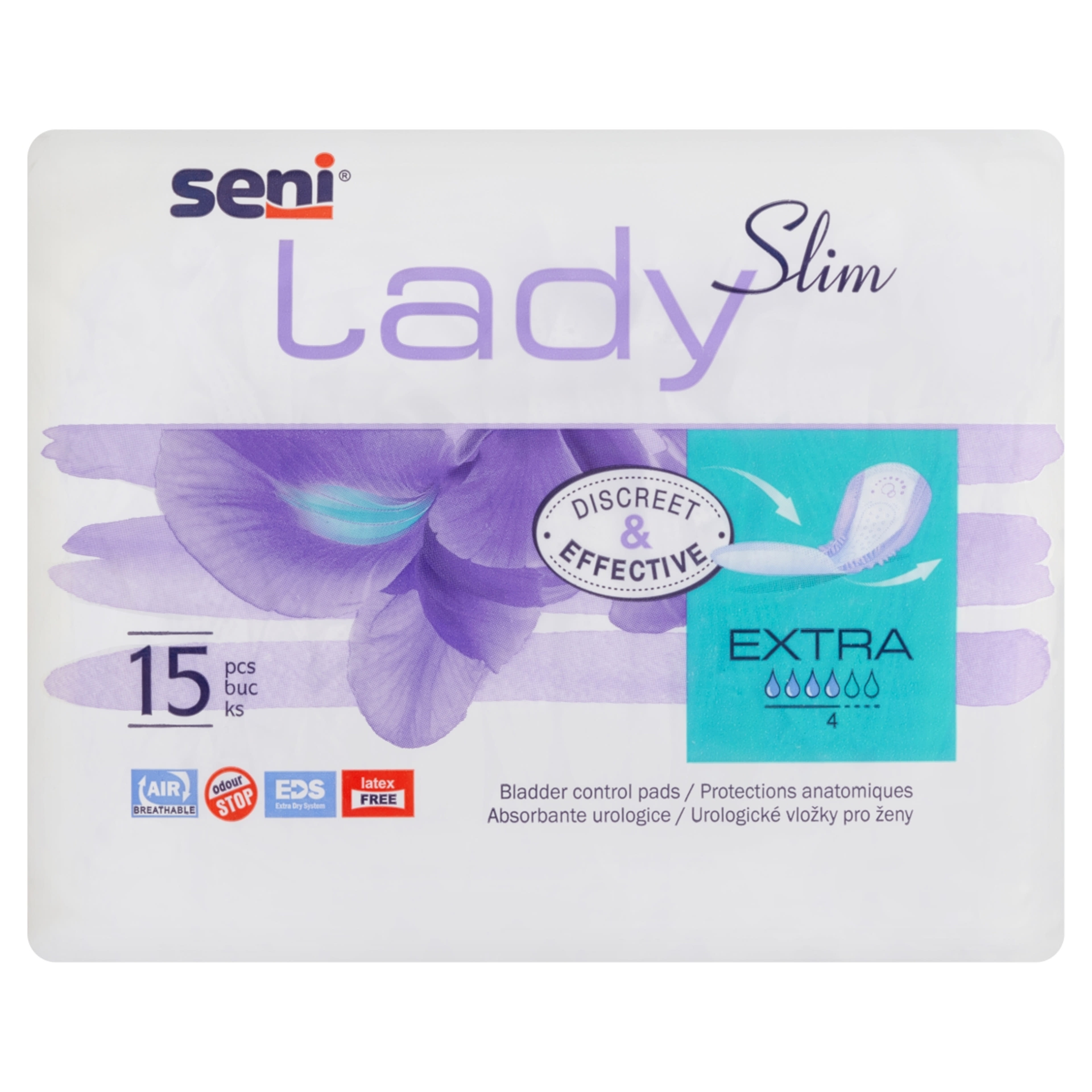 Seni Lady Slim Extra inkontinencia betét - 15 db