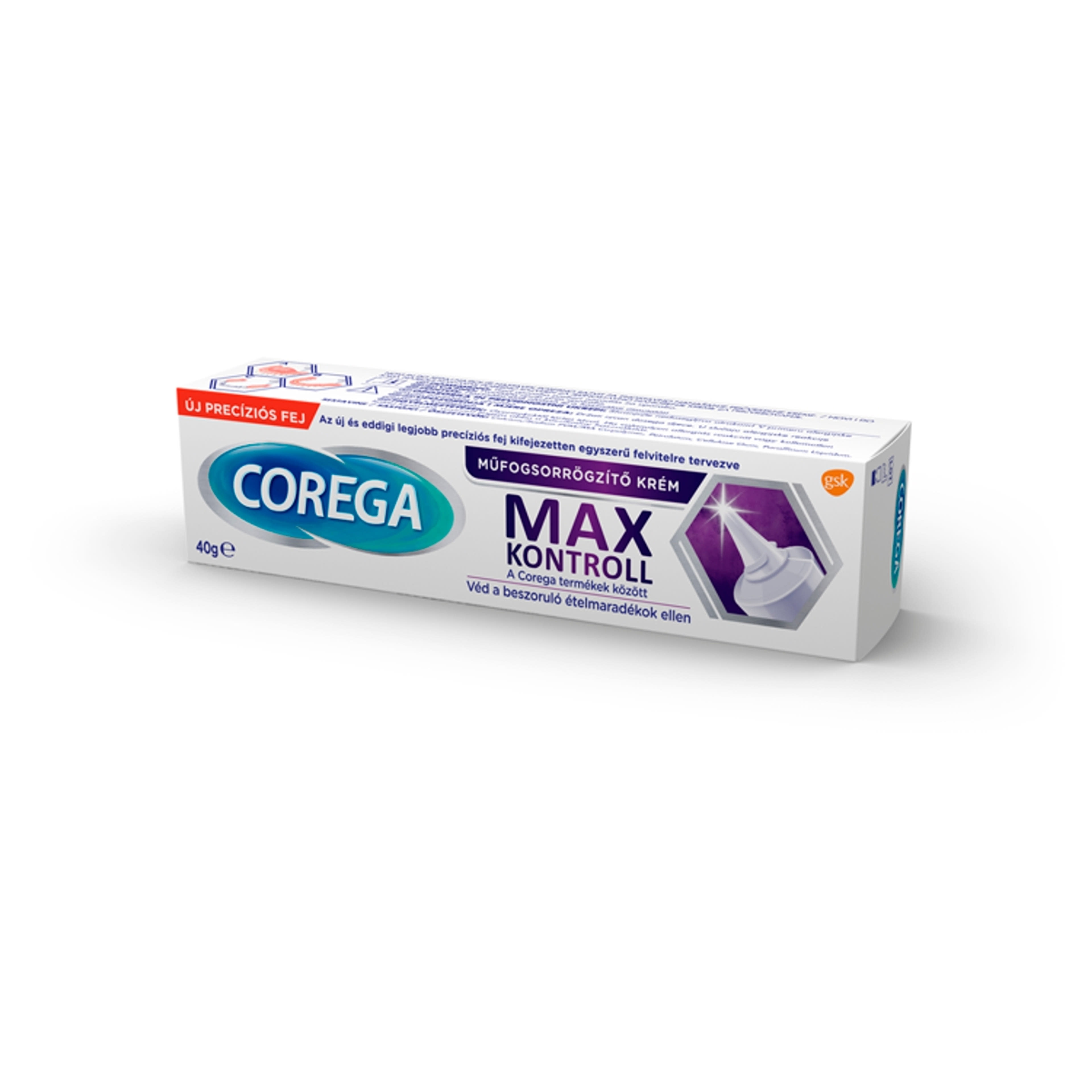 Corega Max Kontroll műfogsorrögzítő krém - 40 g-2