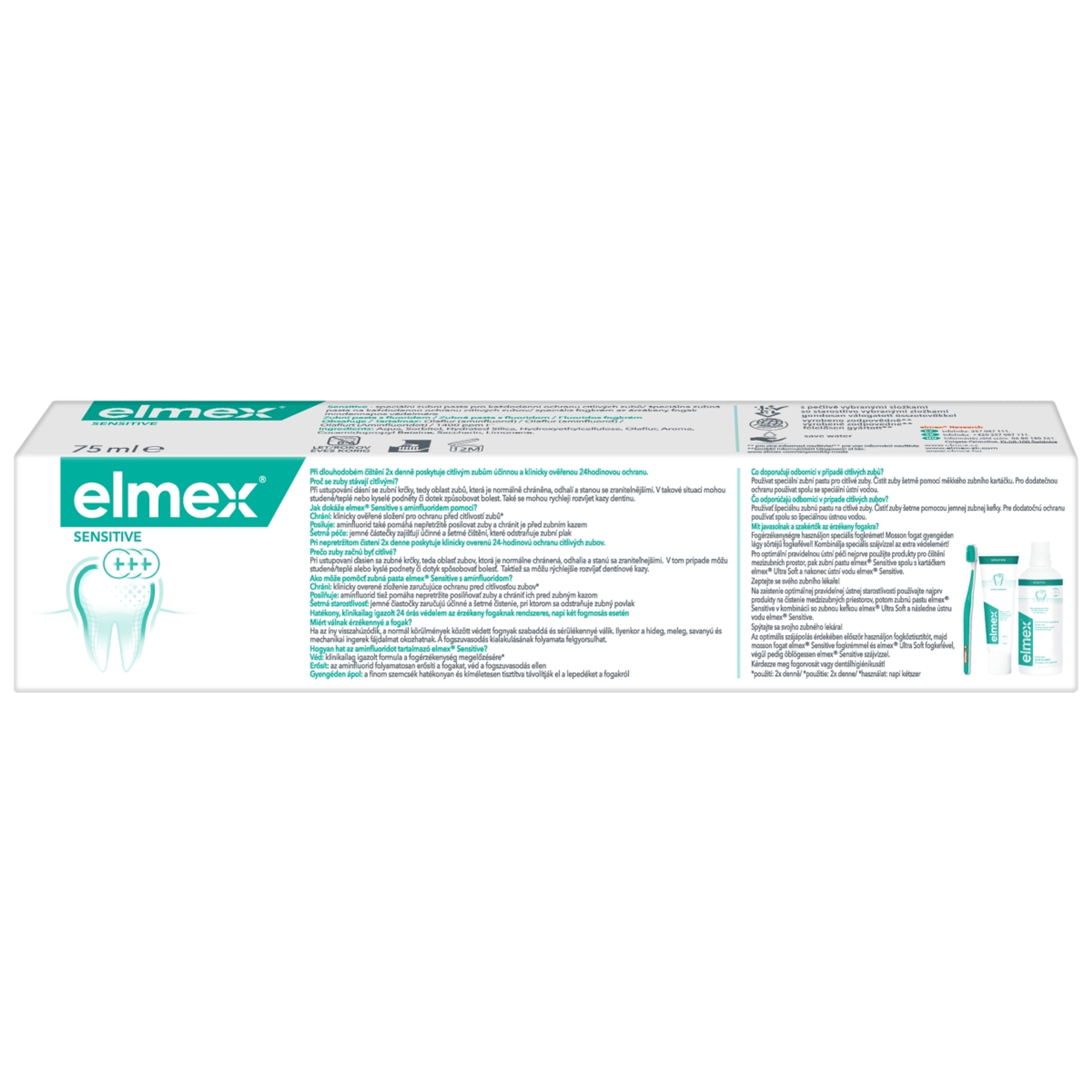 Elmex Sensitive fogkrém érzékeny fogakra - 75 ml-2