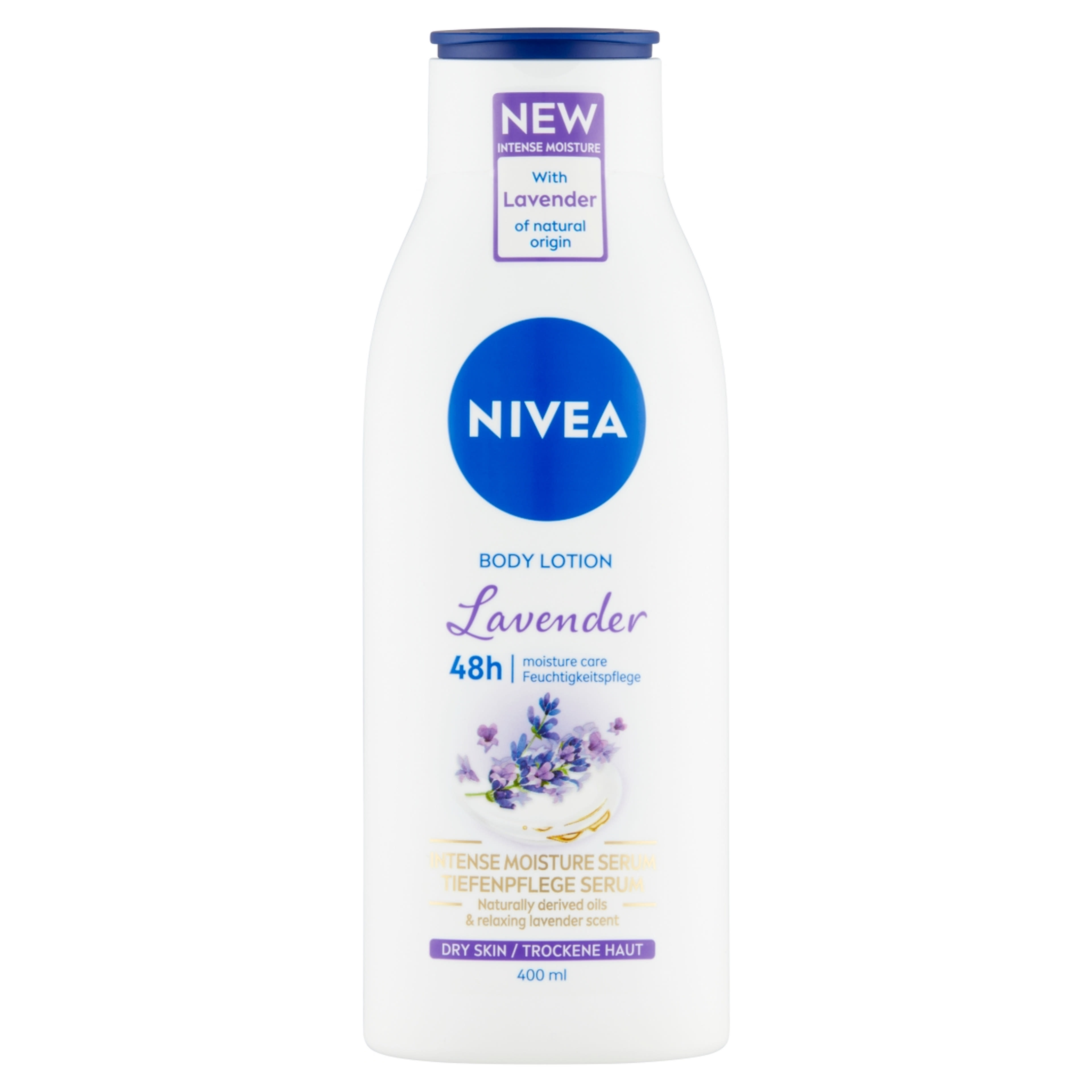 Nivea testápoló tej, levelndula - 400 ml