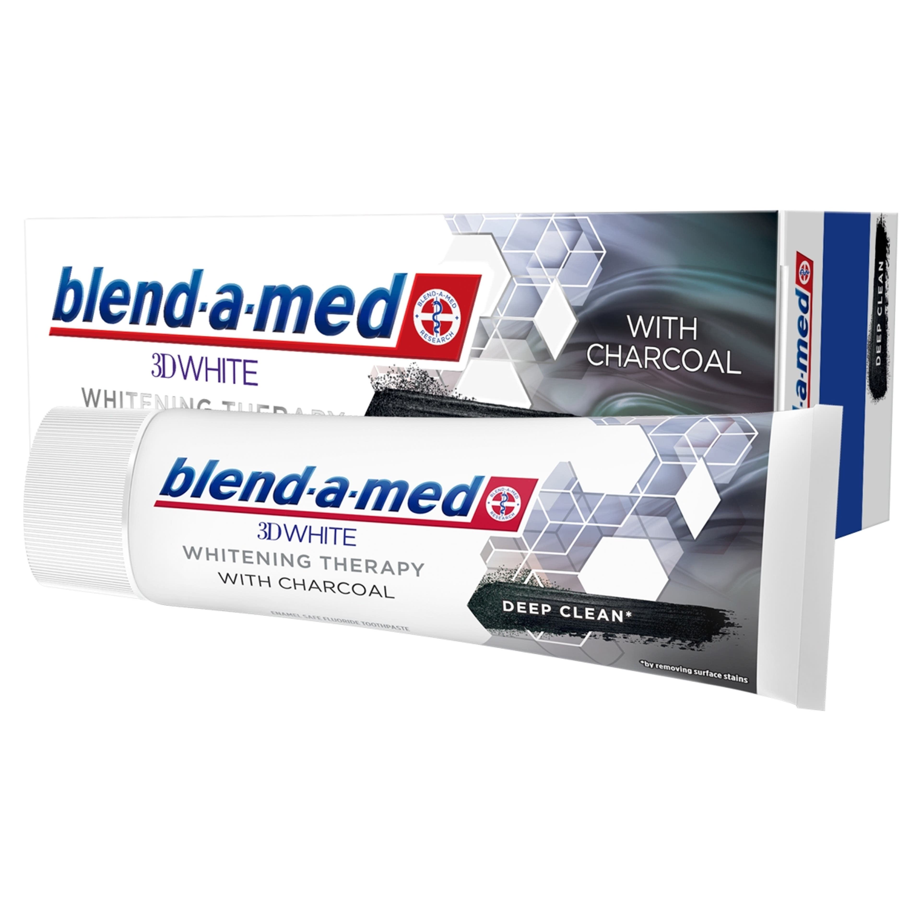 Blend-a-Med 3D white deep clean charcoal fogkrém - 75 ml-2