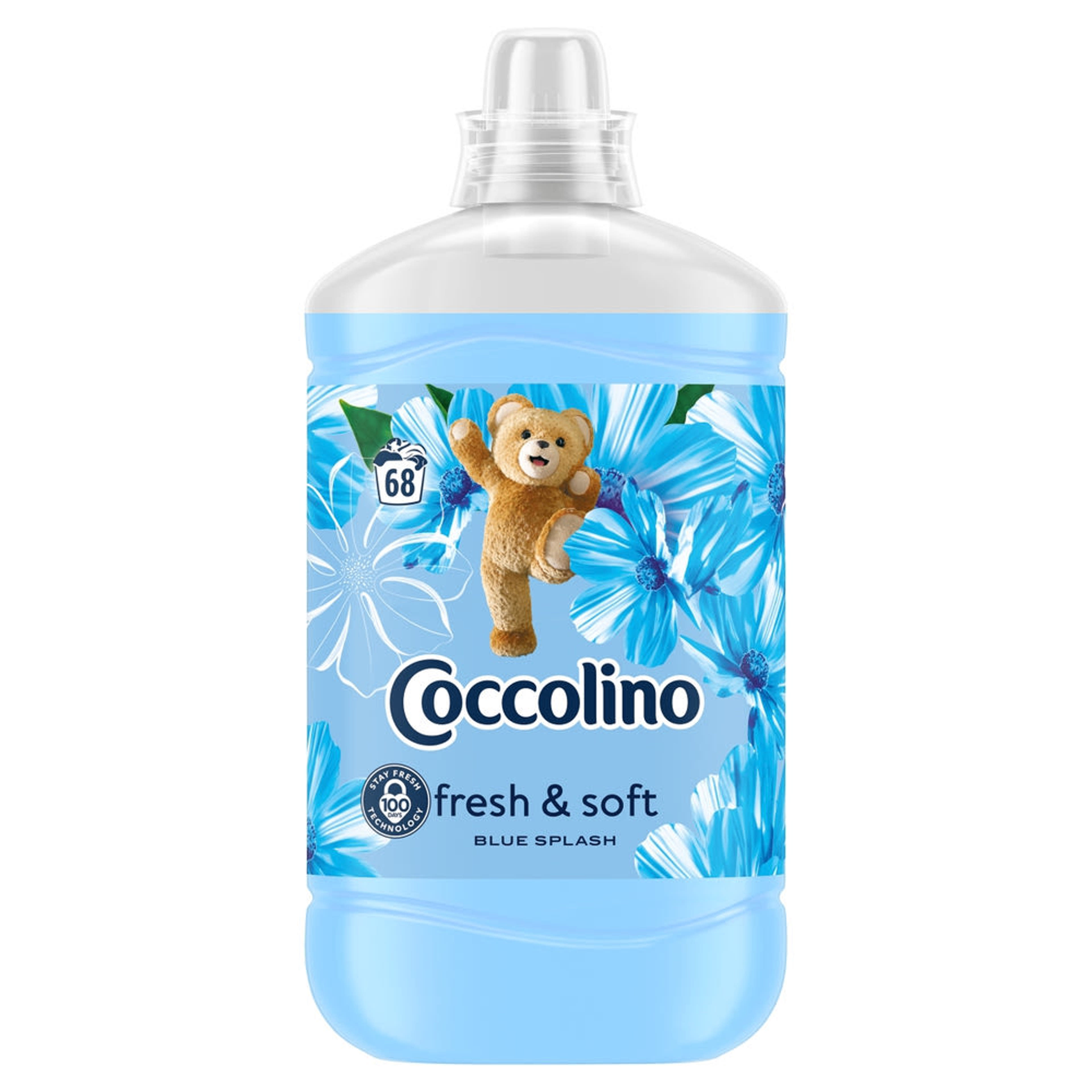 Coccolino Fresh & Soft Blue Splash öblítőkoncentrátum 68 mosás - 1700 ml