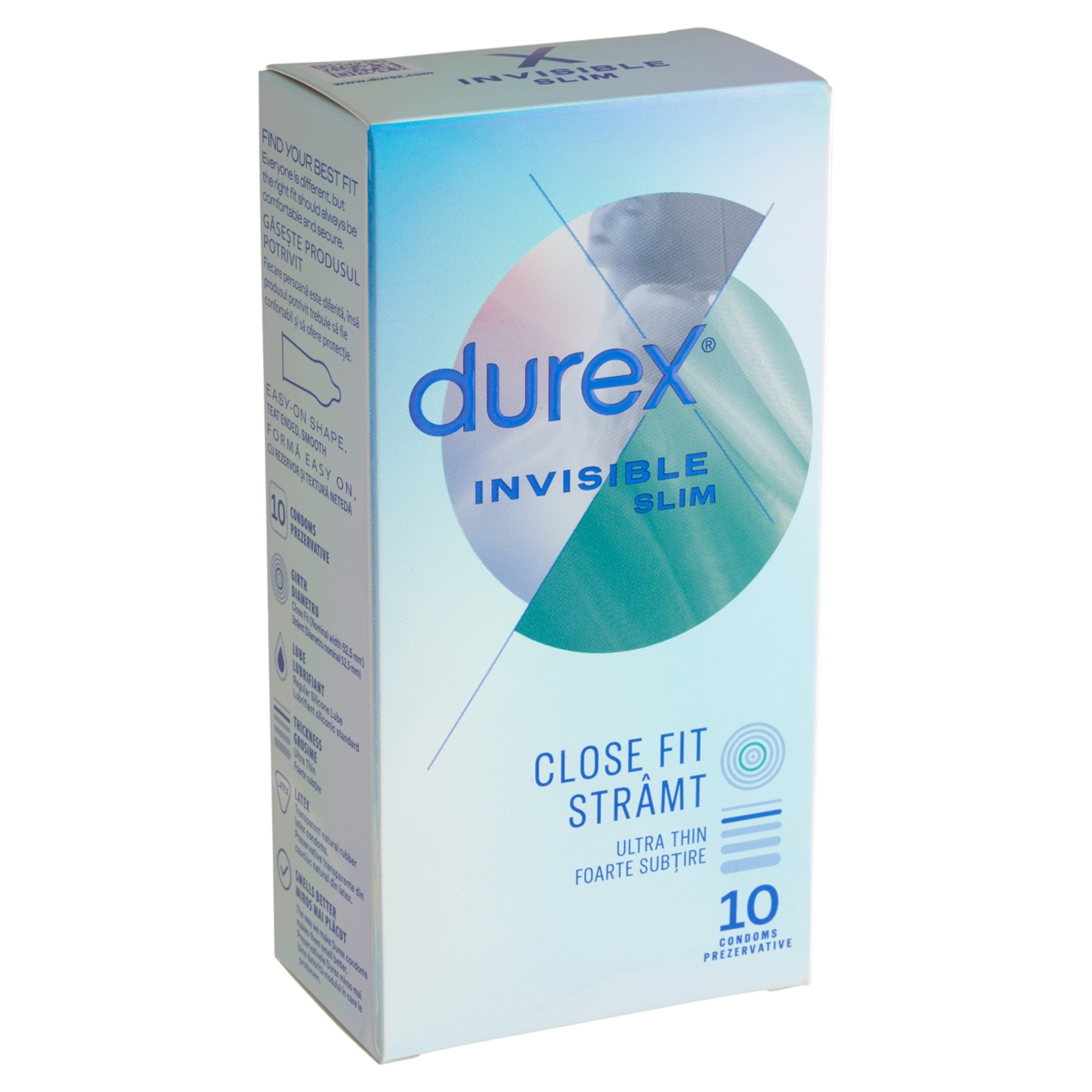 Durex Invisible extra vékony óvszer - 10 db-2