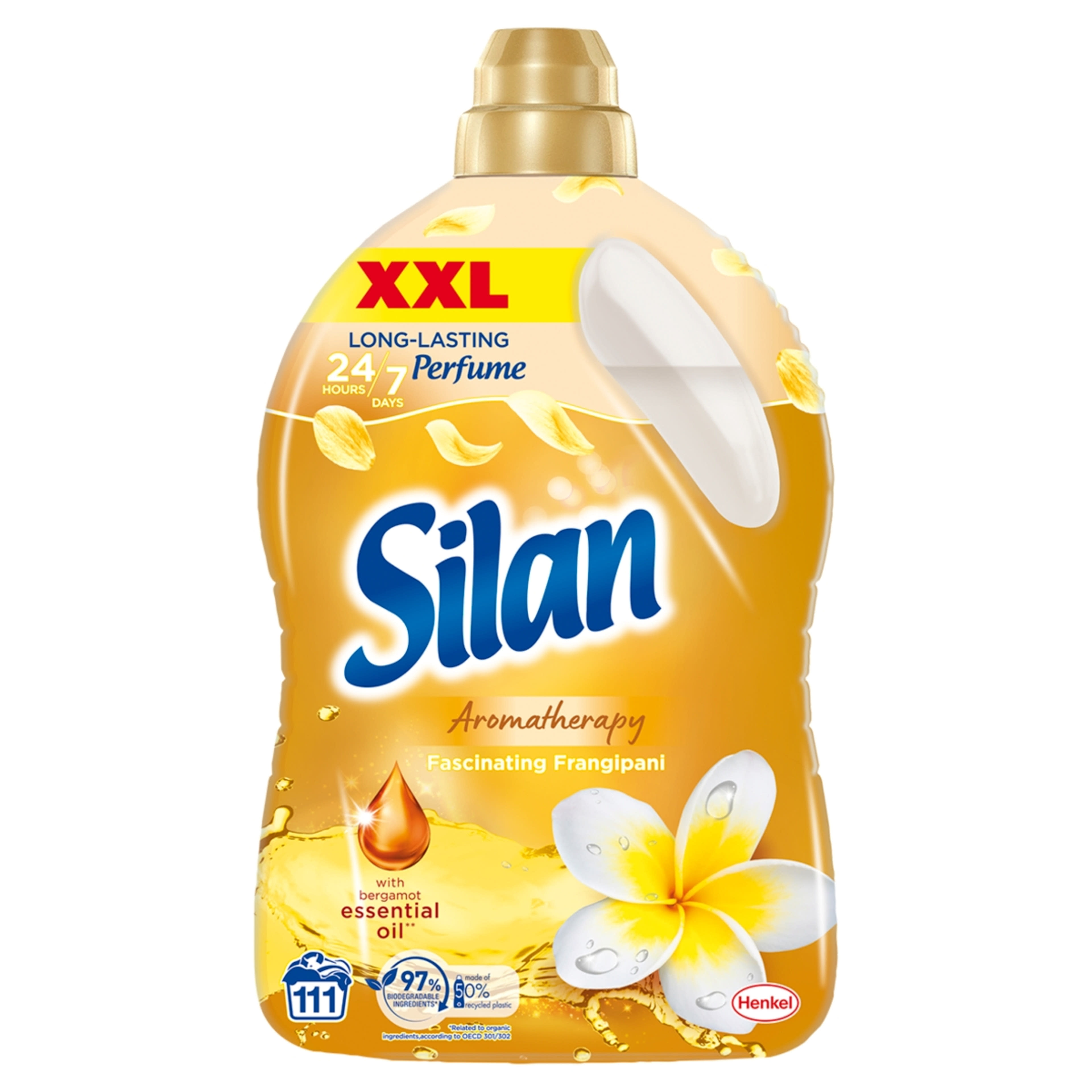 Silan Aromatherapy Fascinating Frangipani öblítő, 111 mosás - 2775 ml