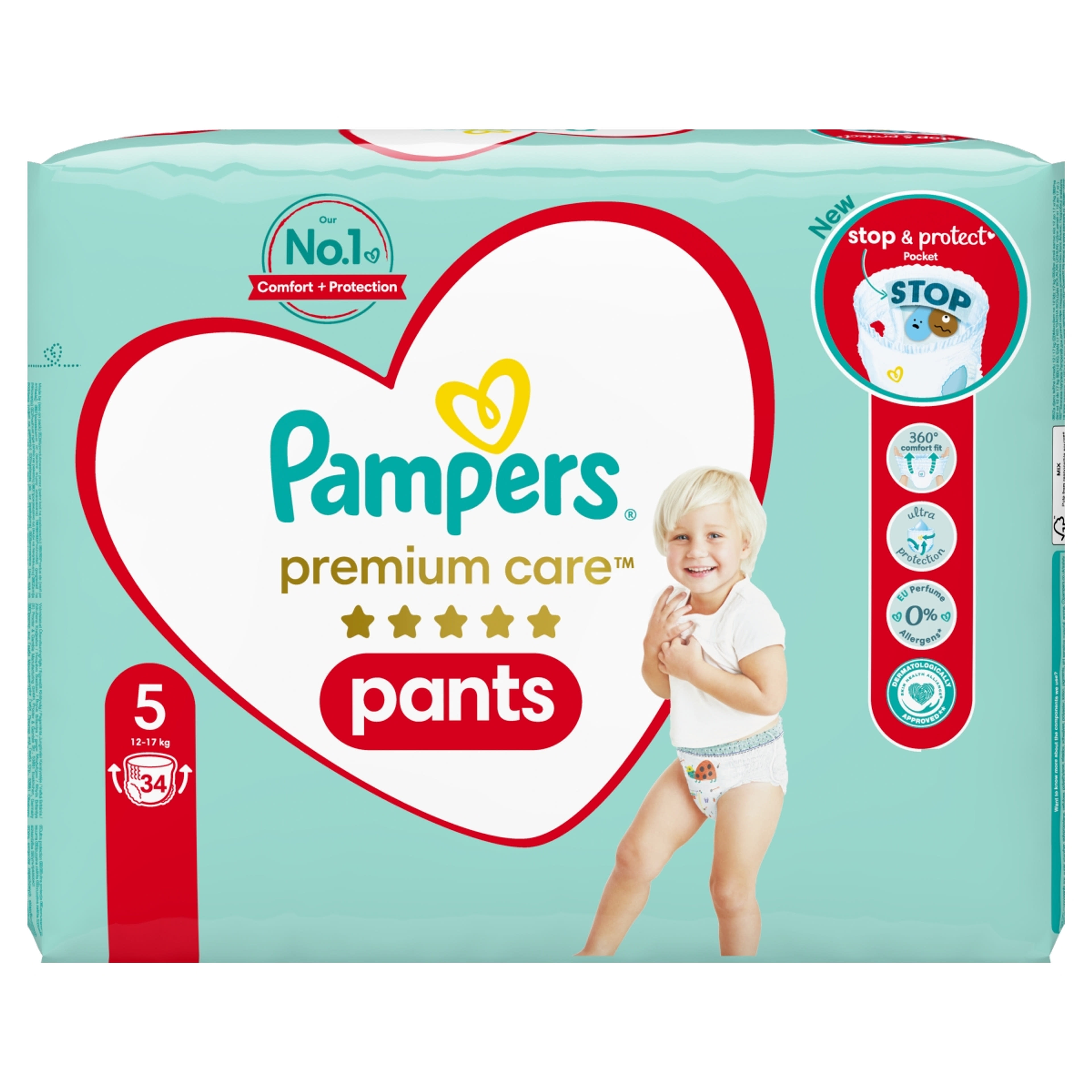 Pampers Premium Care Pants 5-ös 12-17kg - 34 db-3