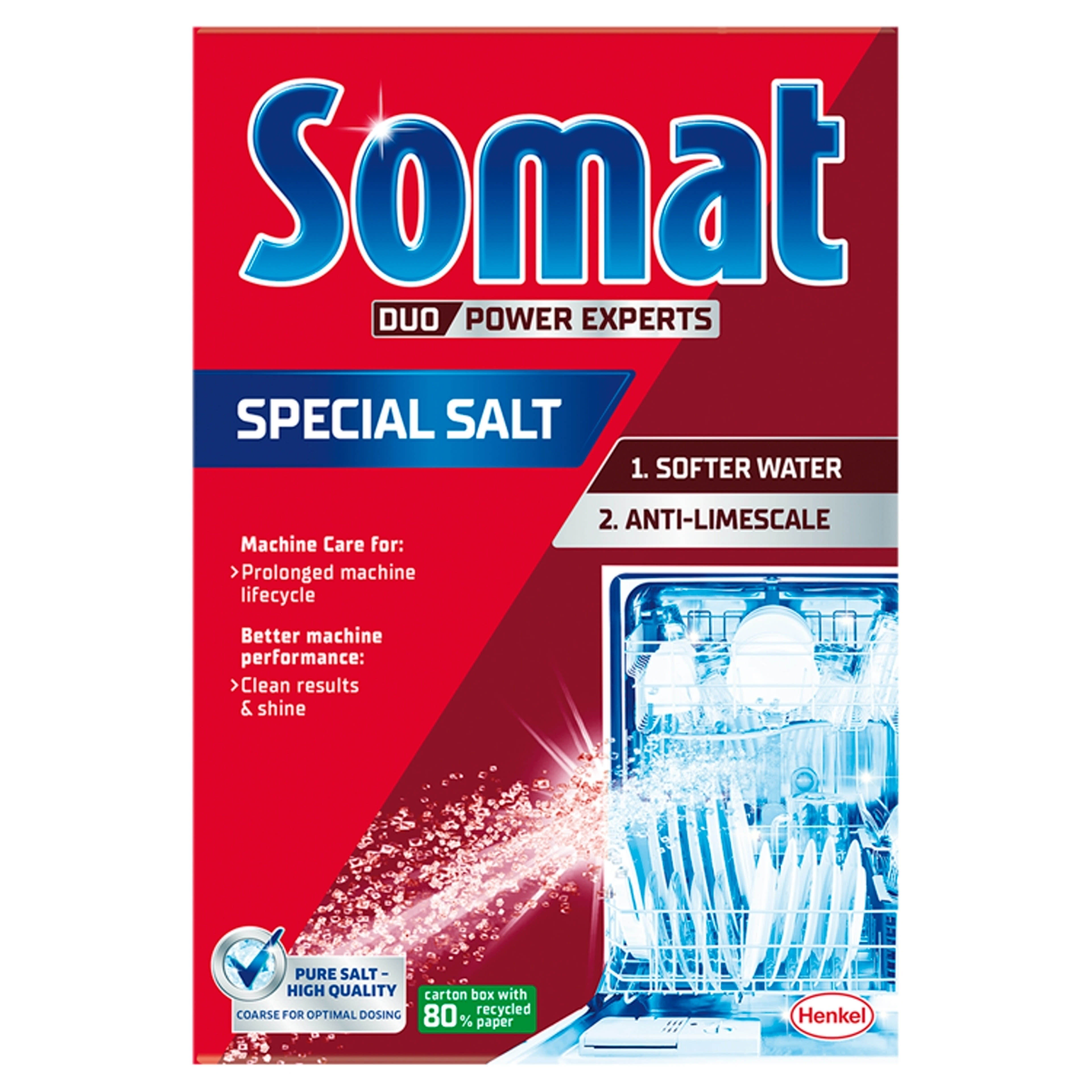 Somat Duo Power Experts vízlágyító só mosogatógéphez - 1,5 kg