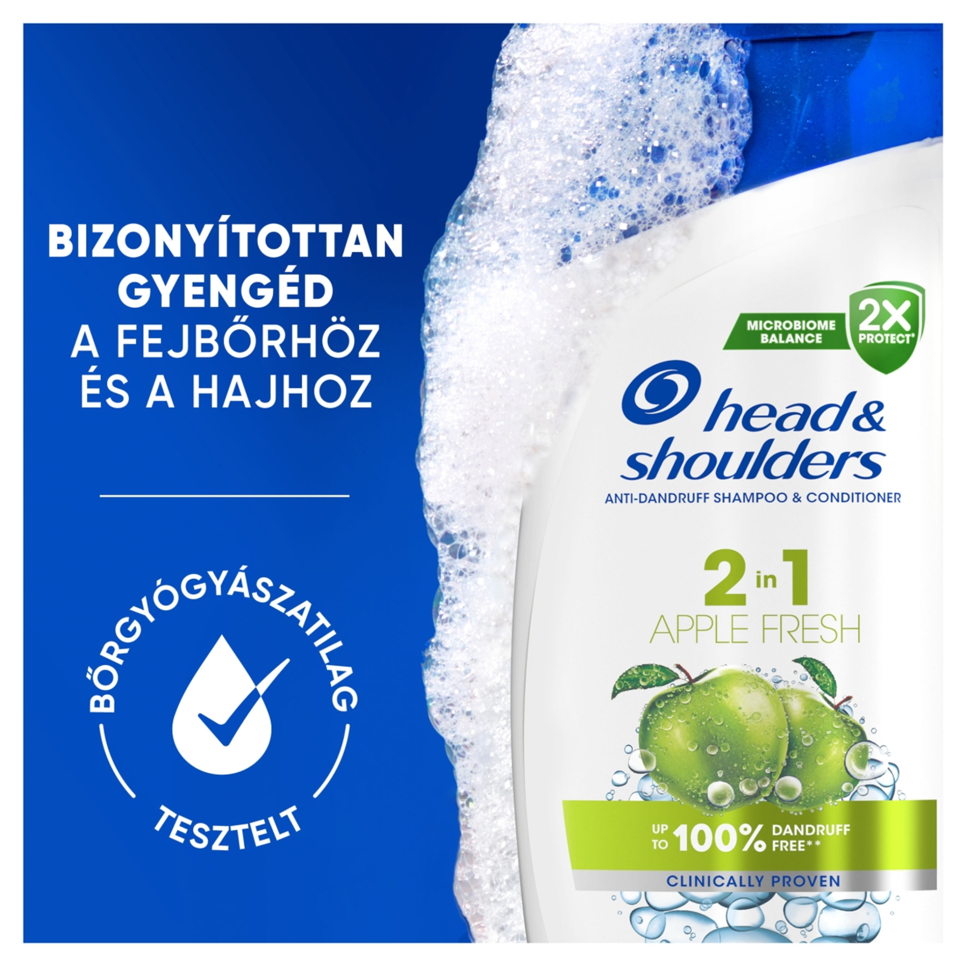 Head & Shoulders Apple Fresh 2 az 1-ben korpásodás elleni sampon - 330 ml-6