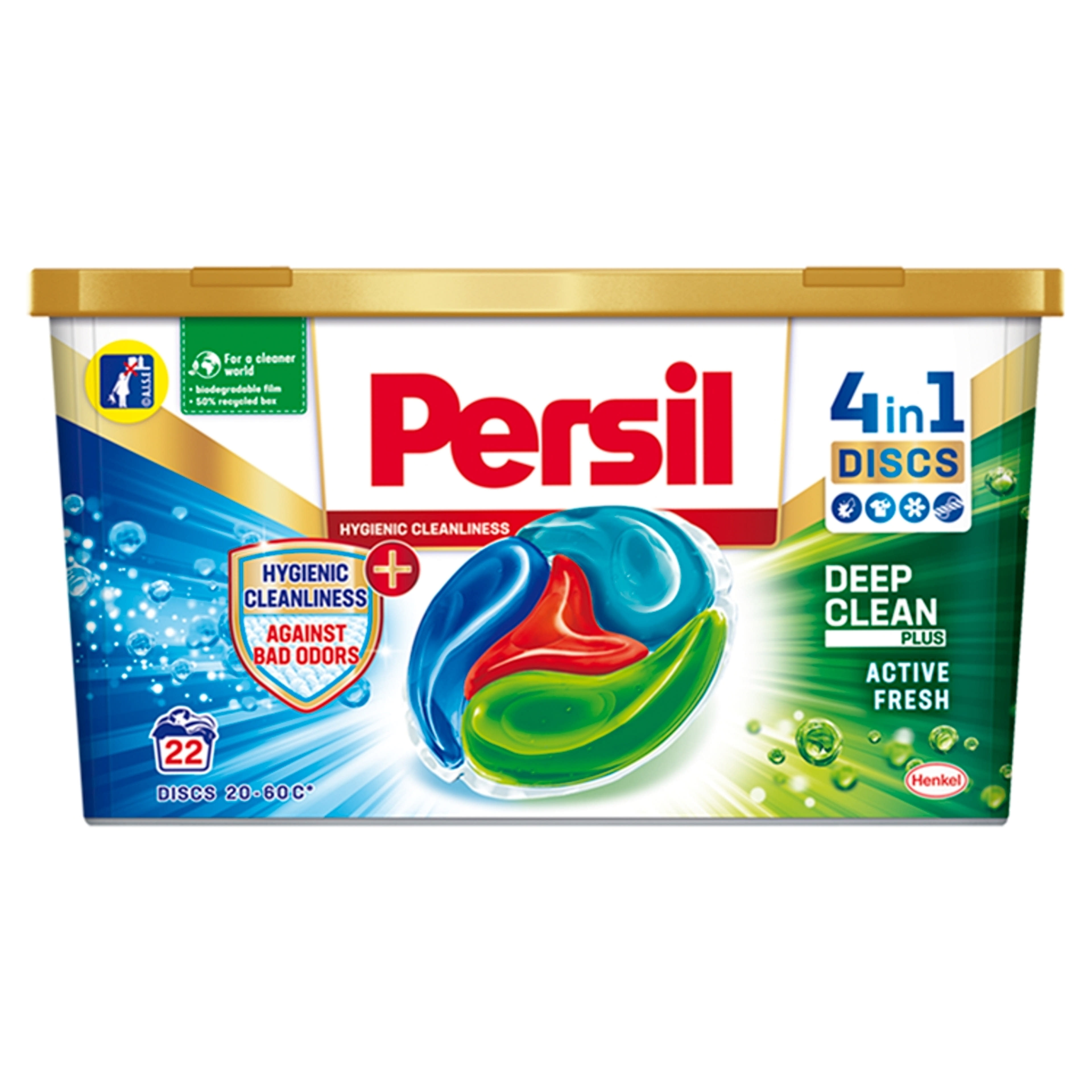 Persil Discs Against Bad Odors mosókapszula, 22 mosás -  22 db
