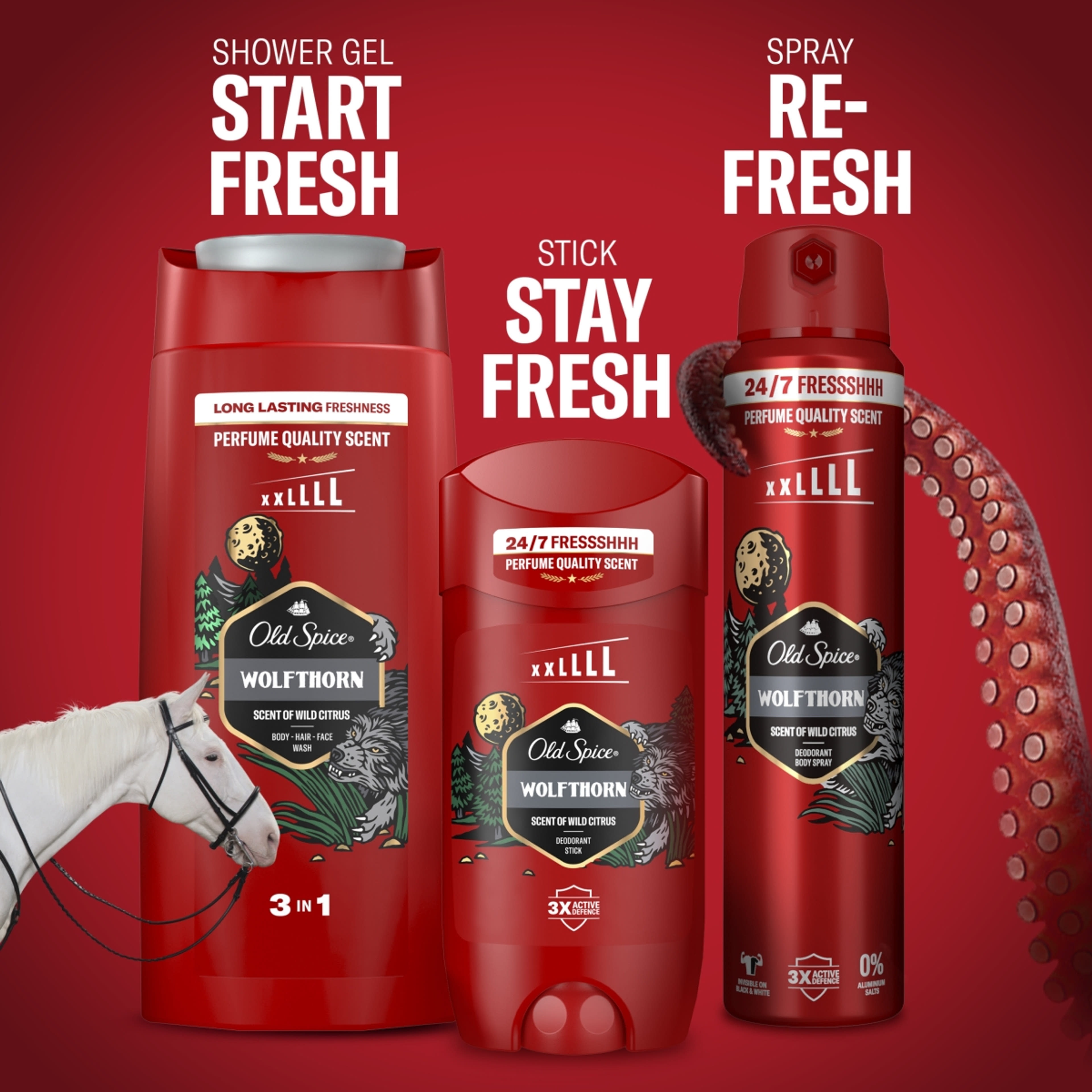 Old Spice Wolfthorn dezodor - 250 ml-9