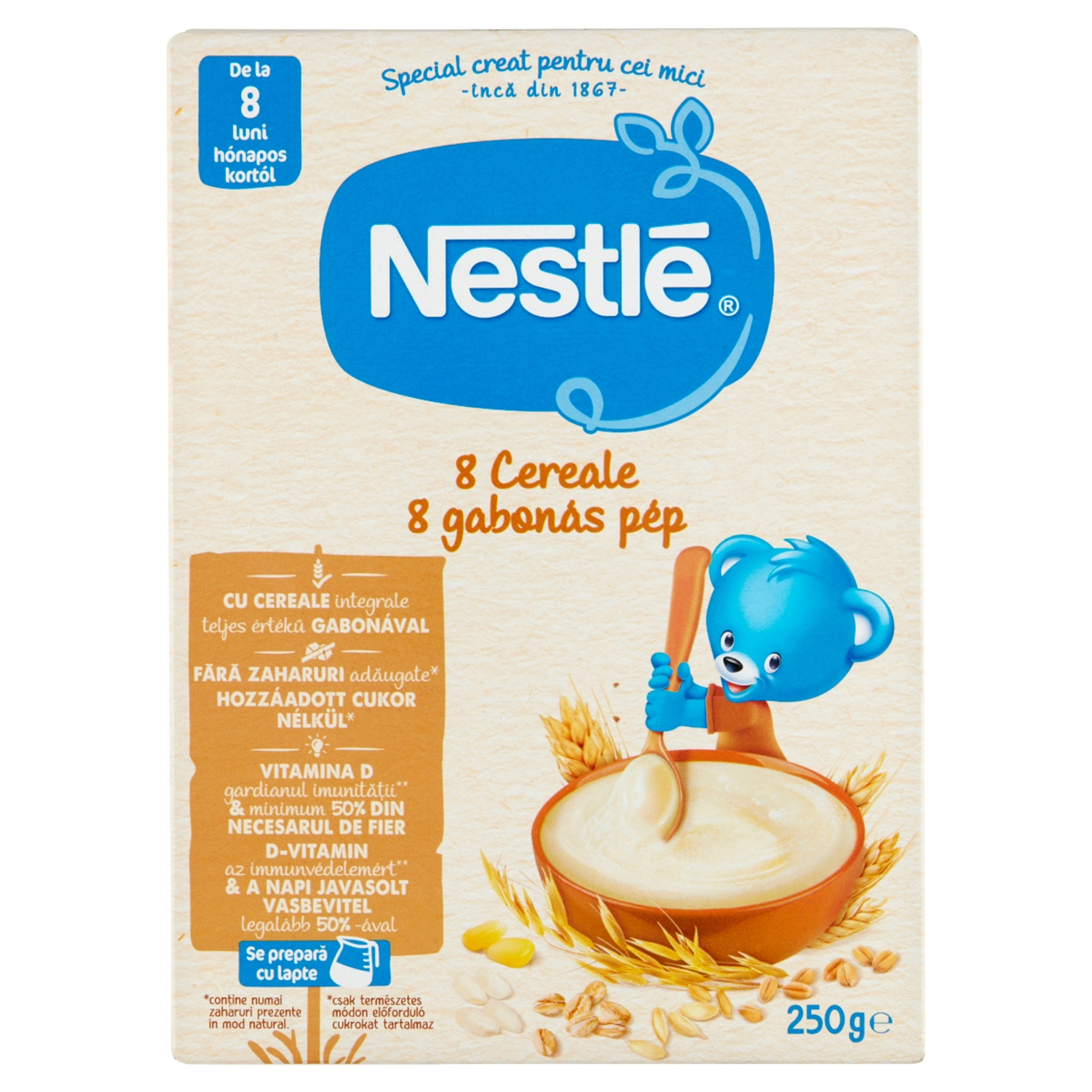 Nestlé Babapép 8 Gabonás 6 Hónapos Kortól - 250 g