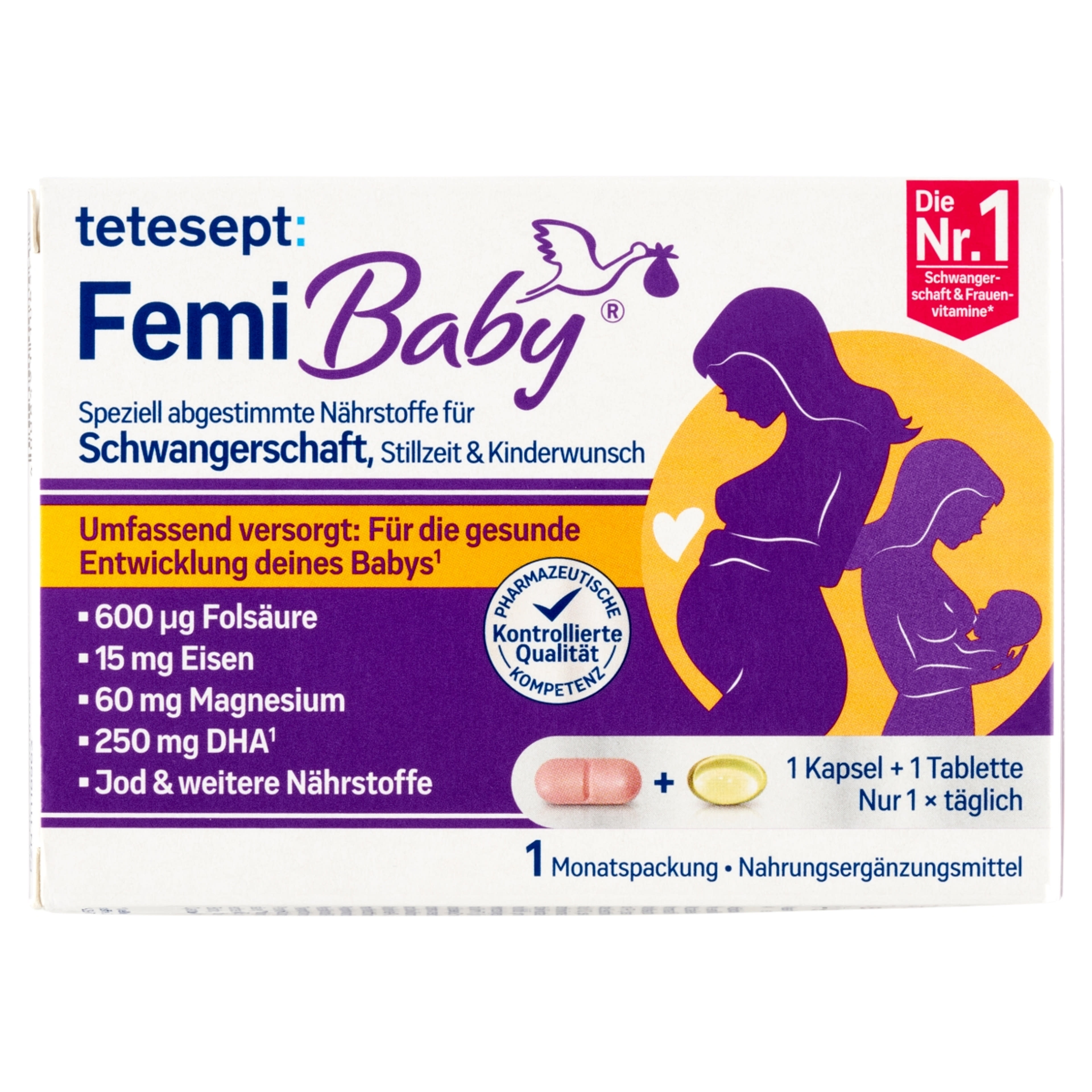 Tetesept Femi Baby Kapszula És Tabletta - (2x30db) 60 db