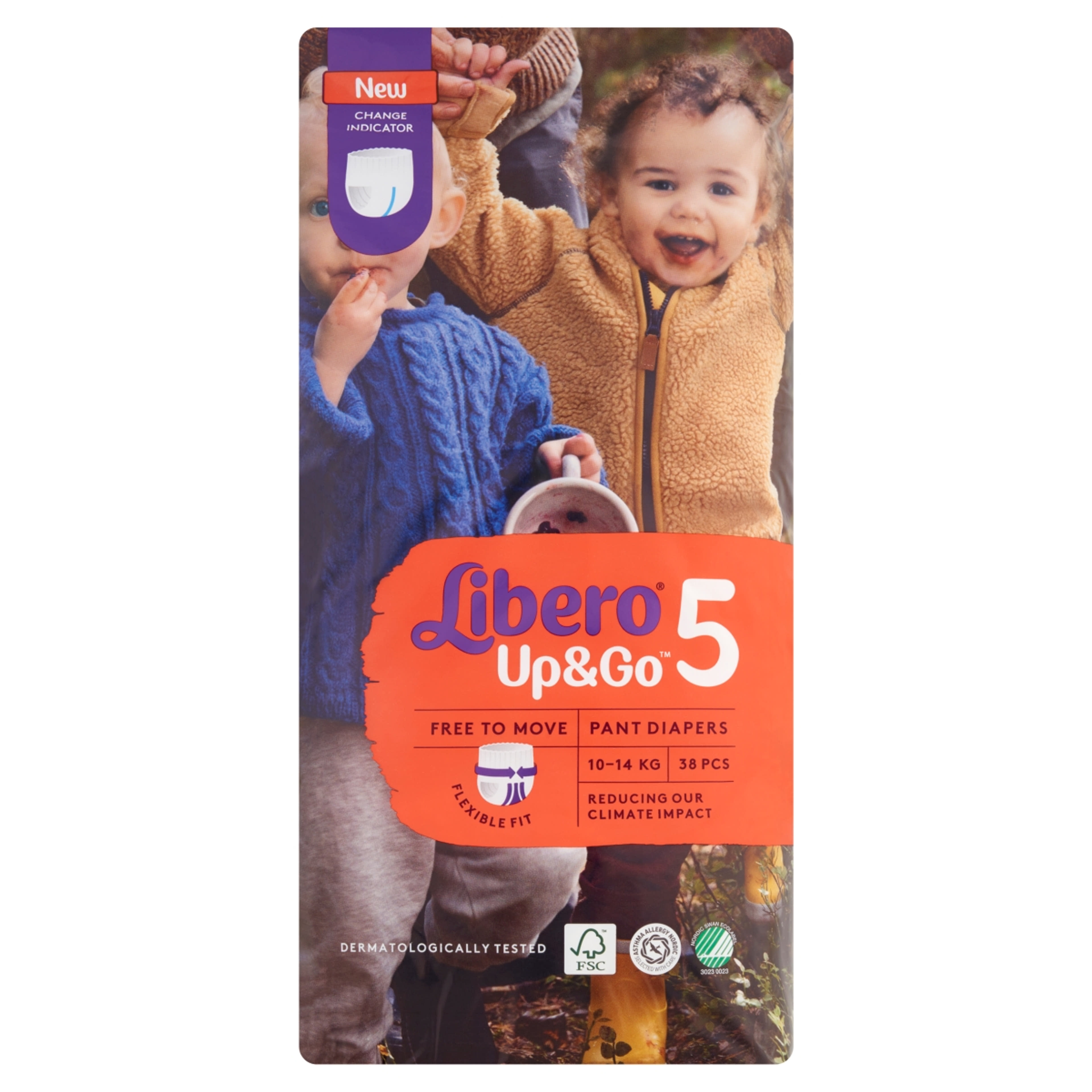 Libero Up&Go bugyipelenka 5-ös 10-14 kg - 38 db