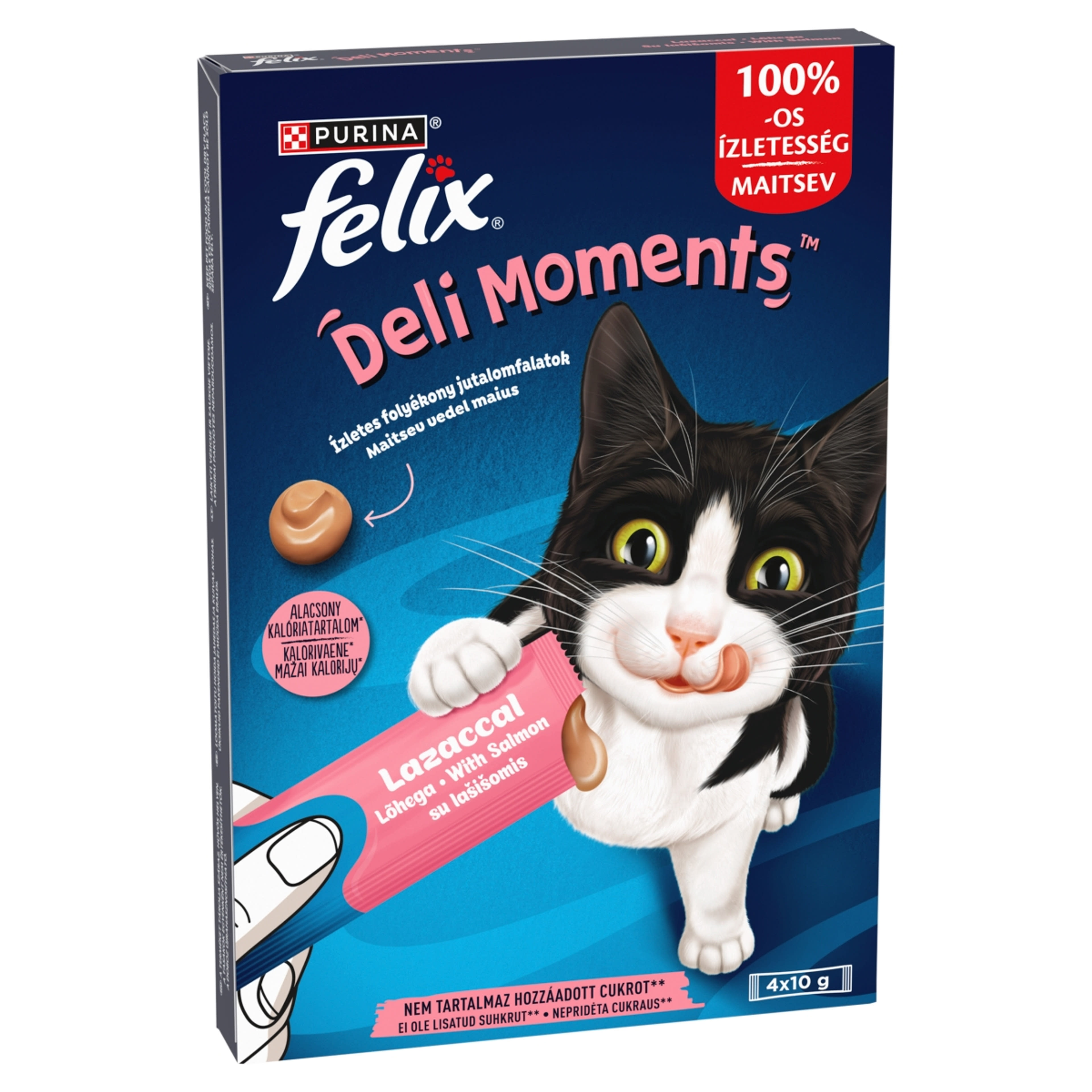 Purina Felix Deli Moments lazac macska jutalomfalat 4 x 10 g - 40 g-2