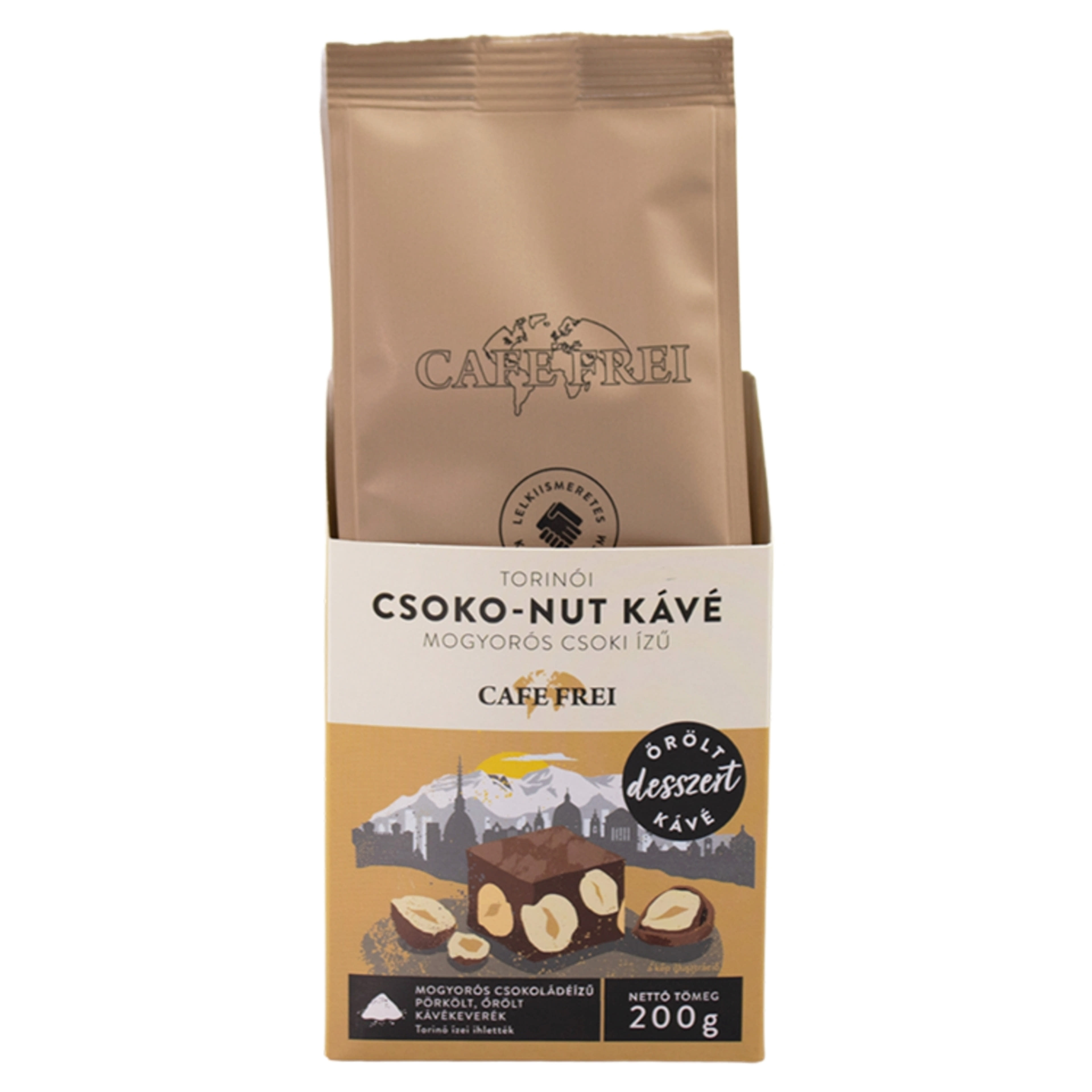 Cafe Frei Torinói Csoko-nut őrölt kávé - 200 g