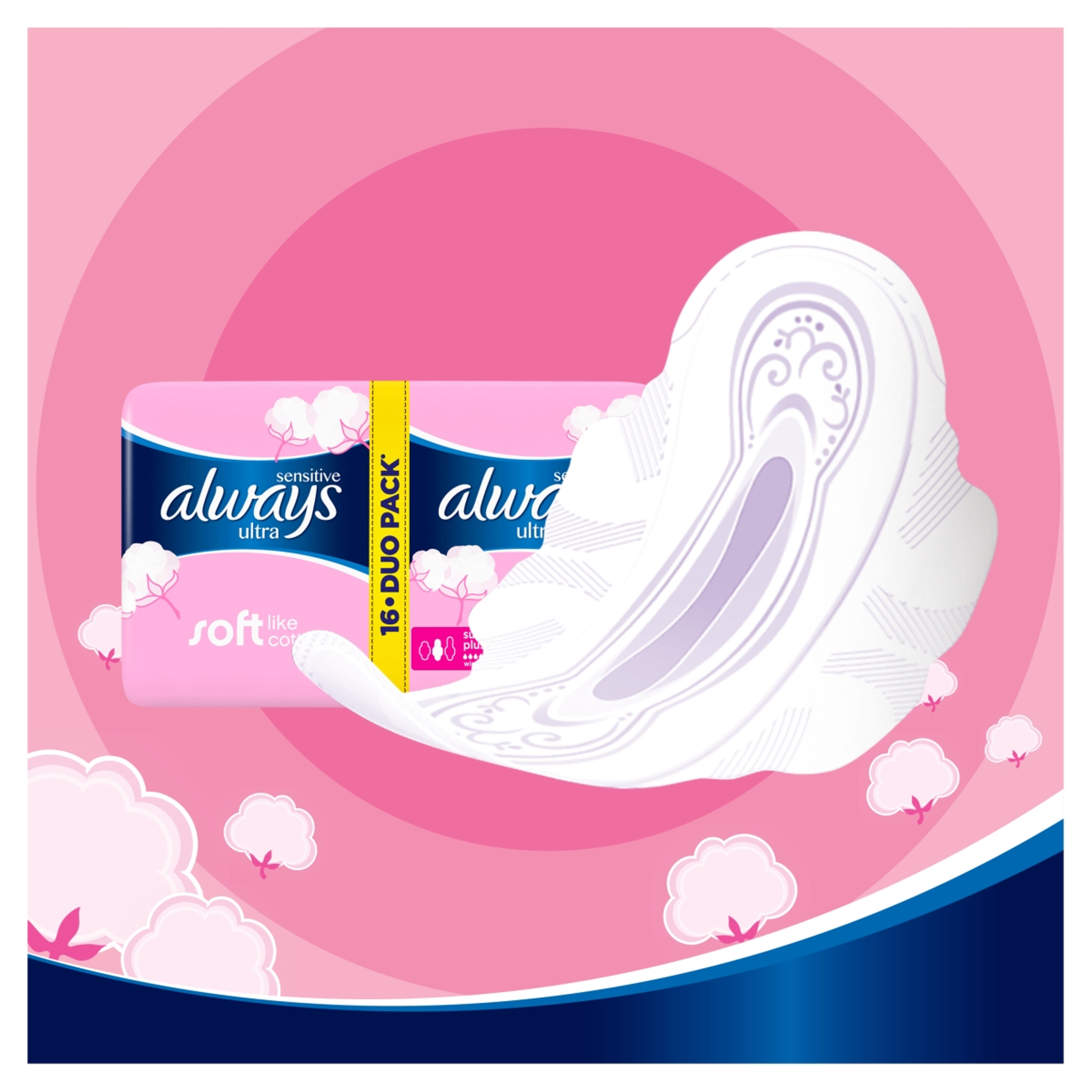 Always Ultra Sensitive Super Plus intim betét - 16 db-8