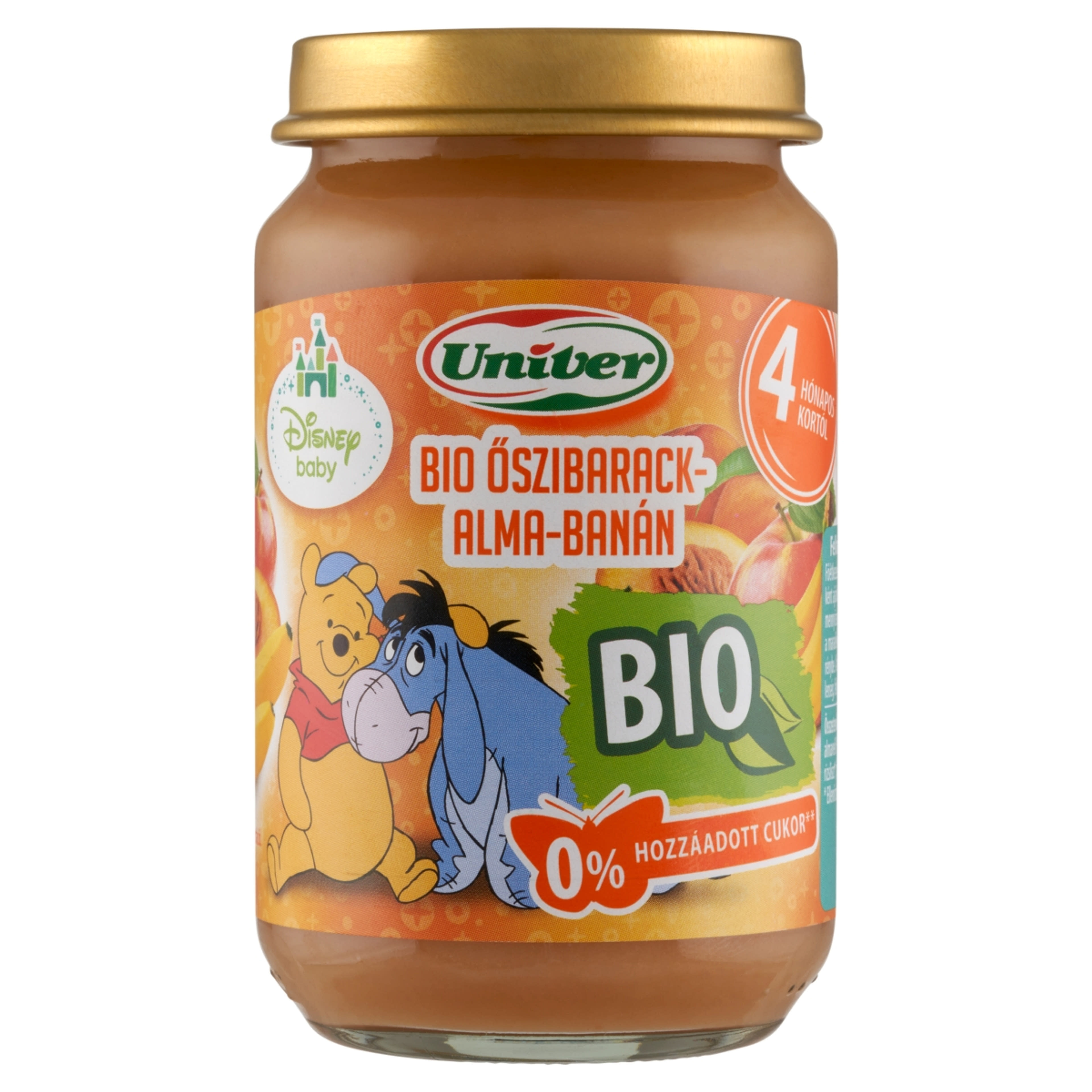Univer Bébiétel Őszibarck- Alma- Banán Ízesítéssel 4 Hónapos Kortól - 163 g