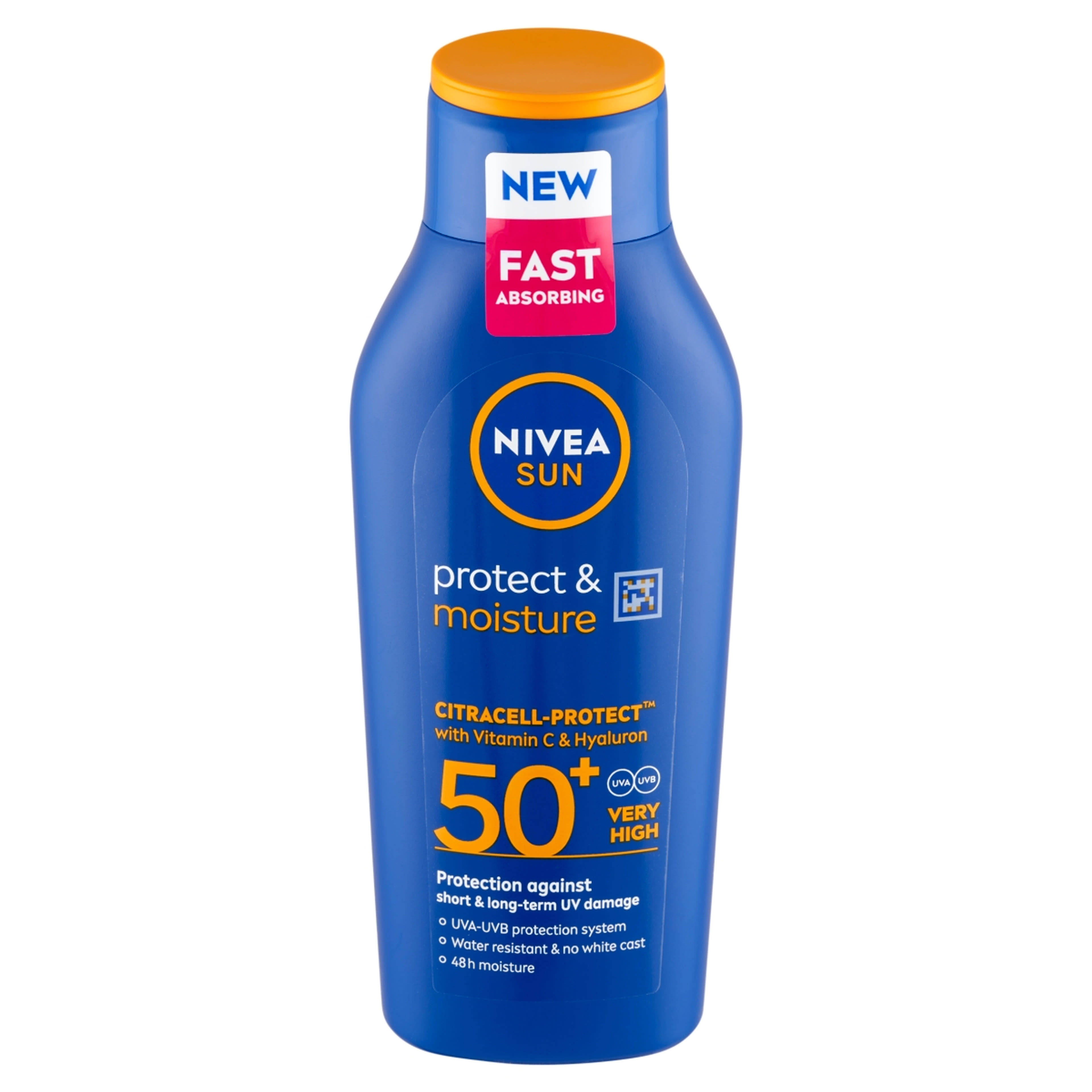 Nivea Sun Protect & Moisture hidratáló naptej FF50+ - 400 ml-2