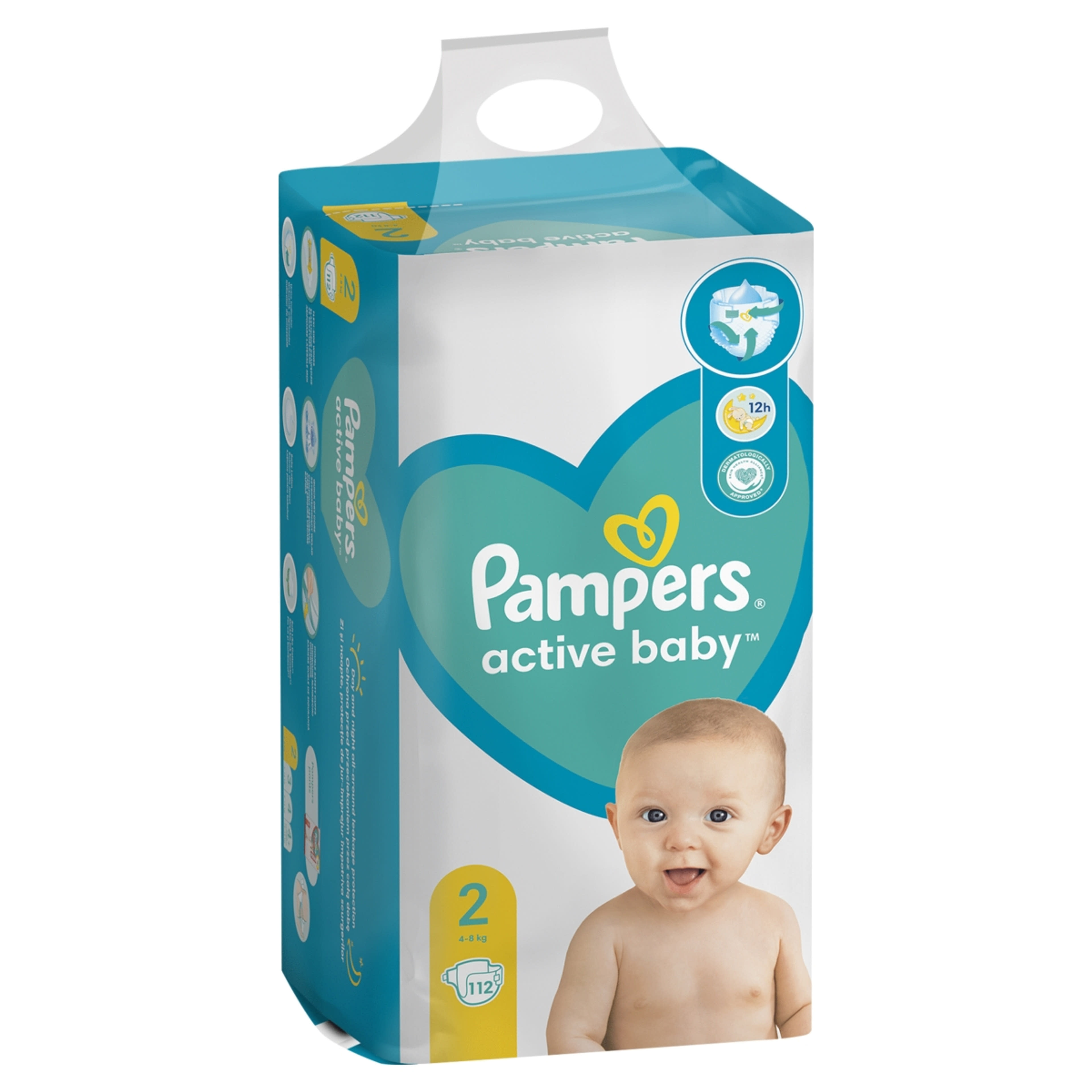 Pampers Active Baby megapack- 2-es4-8 kg - 112 db-2