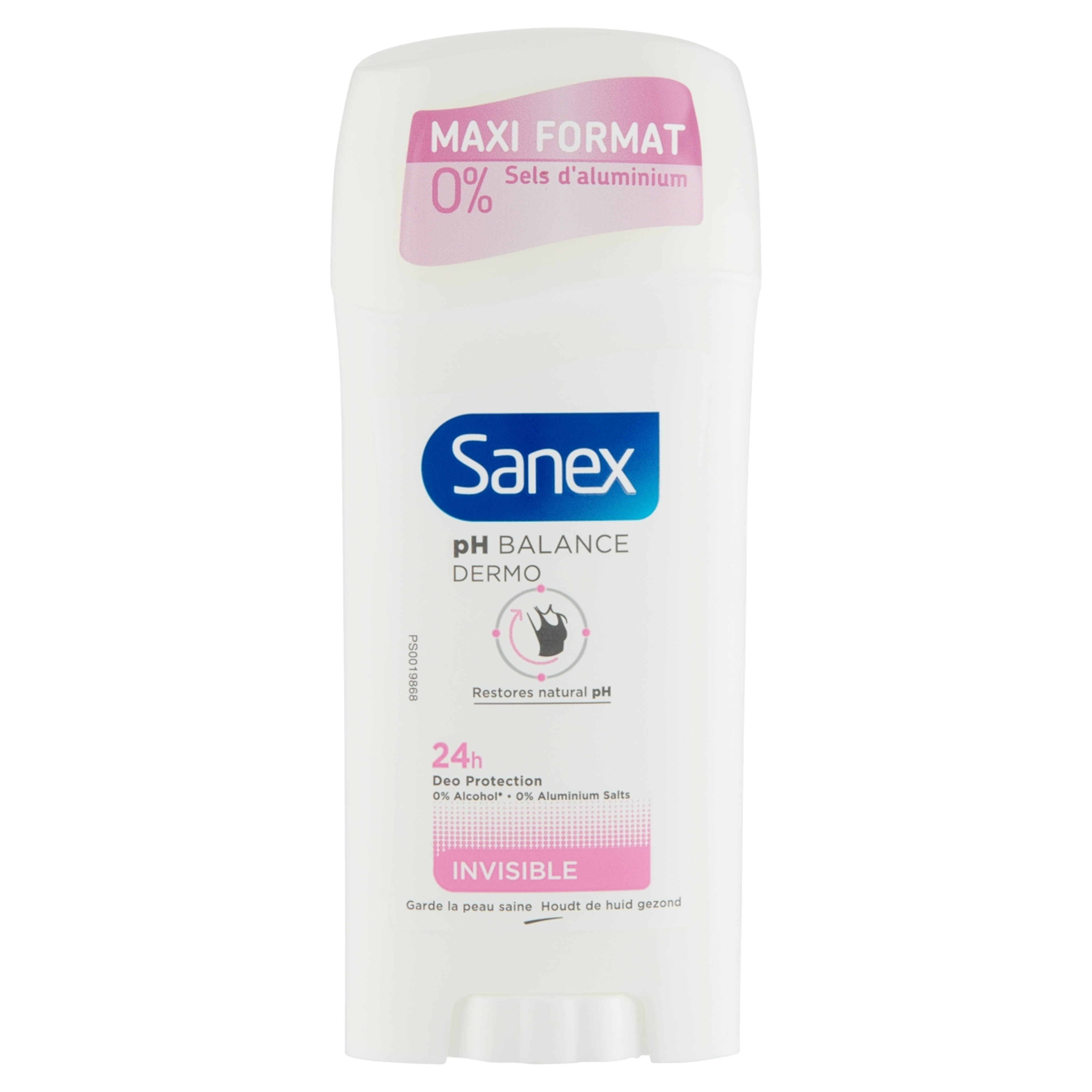 Sanex pH Balance Dermo Invisible dezodor stift - 65 ml-1