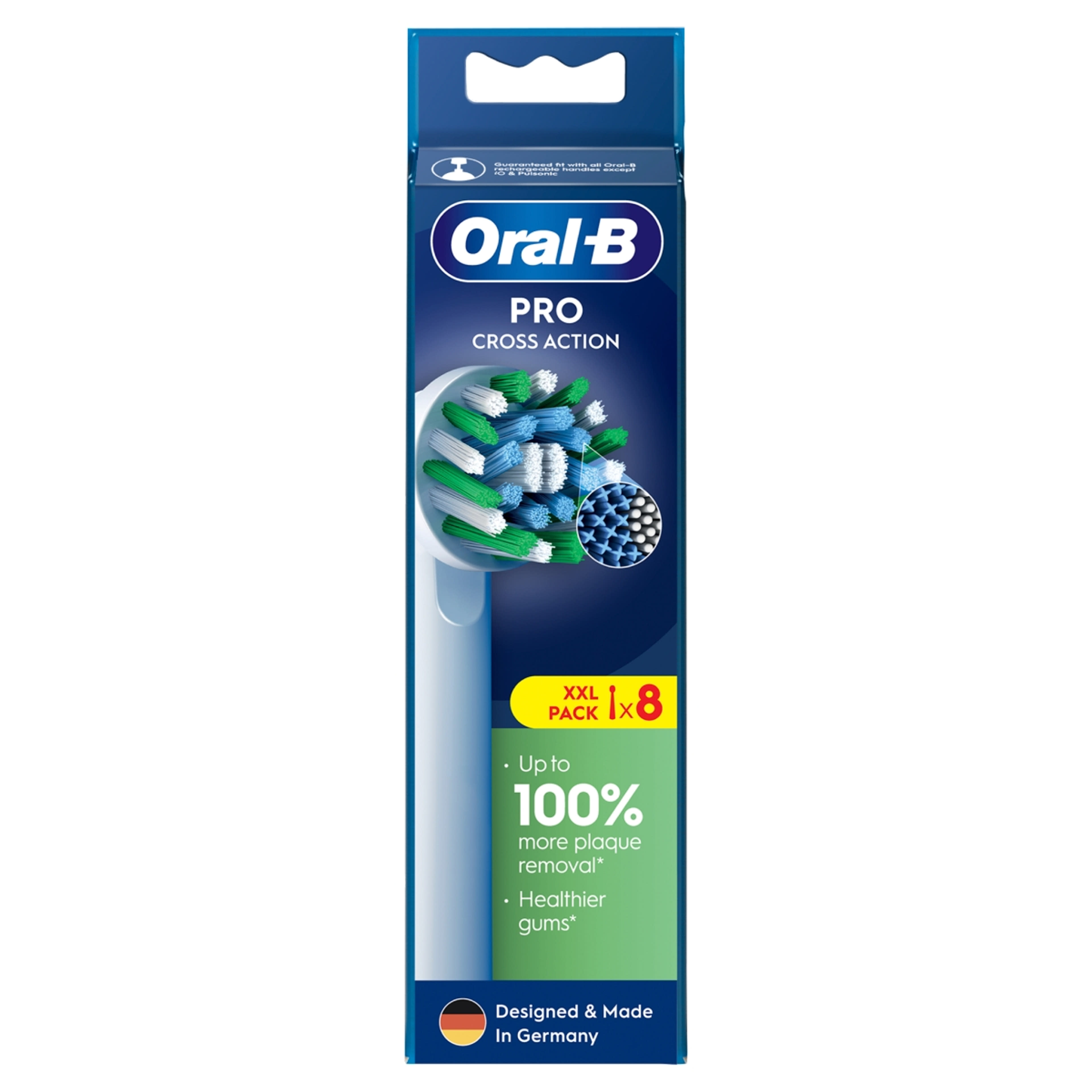 Oral-B Pro Cross Action fogkefefej - 8 db-1