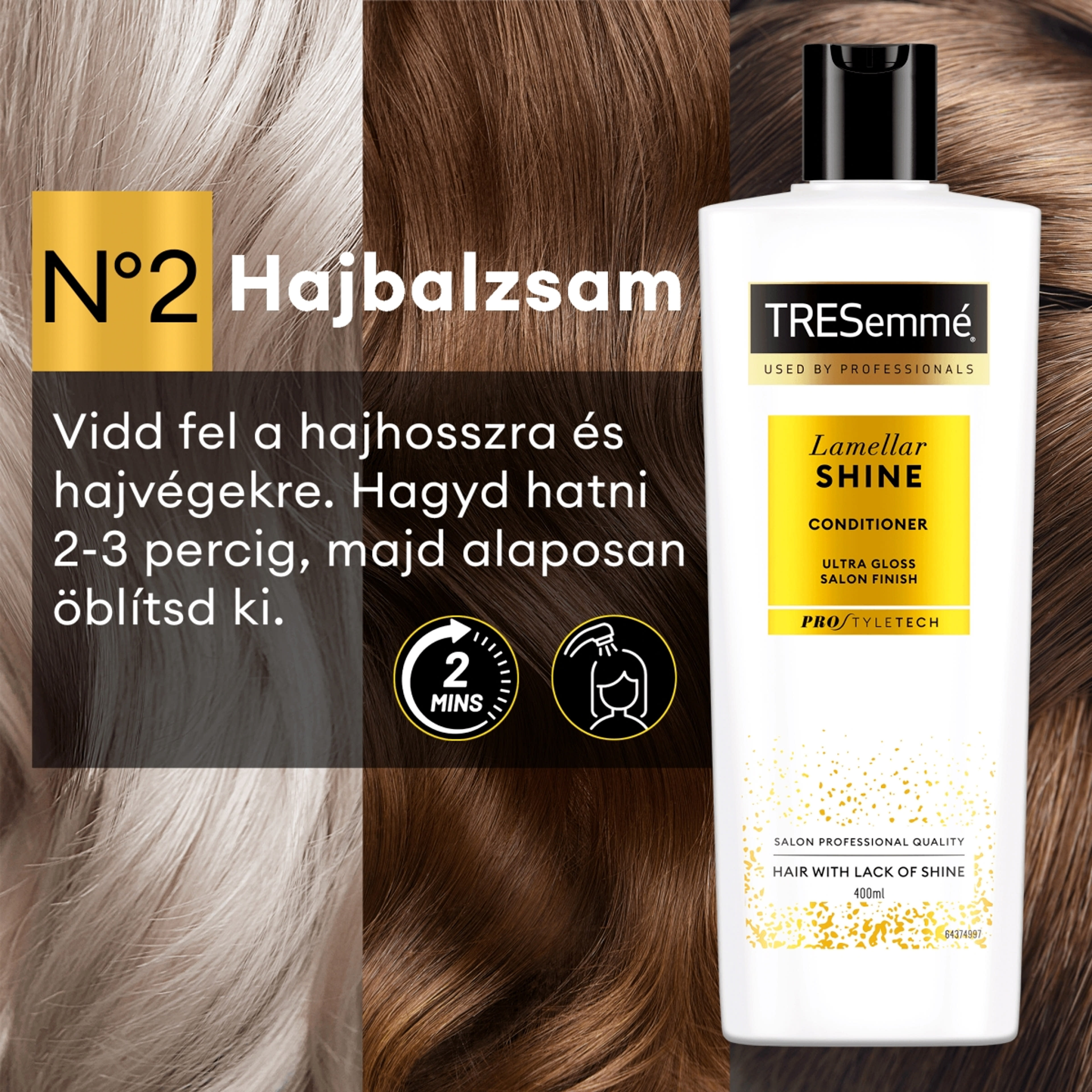 TRESemmé Lamellar Shine hajbalzsam - 400 ml-3