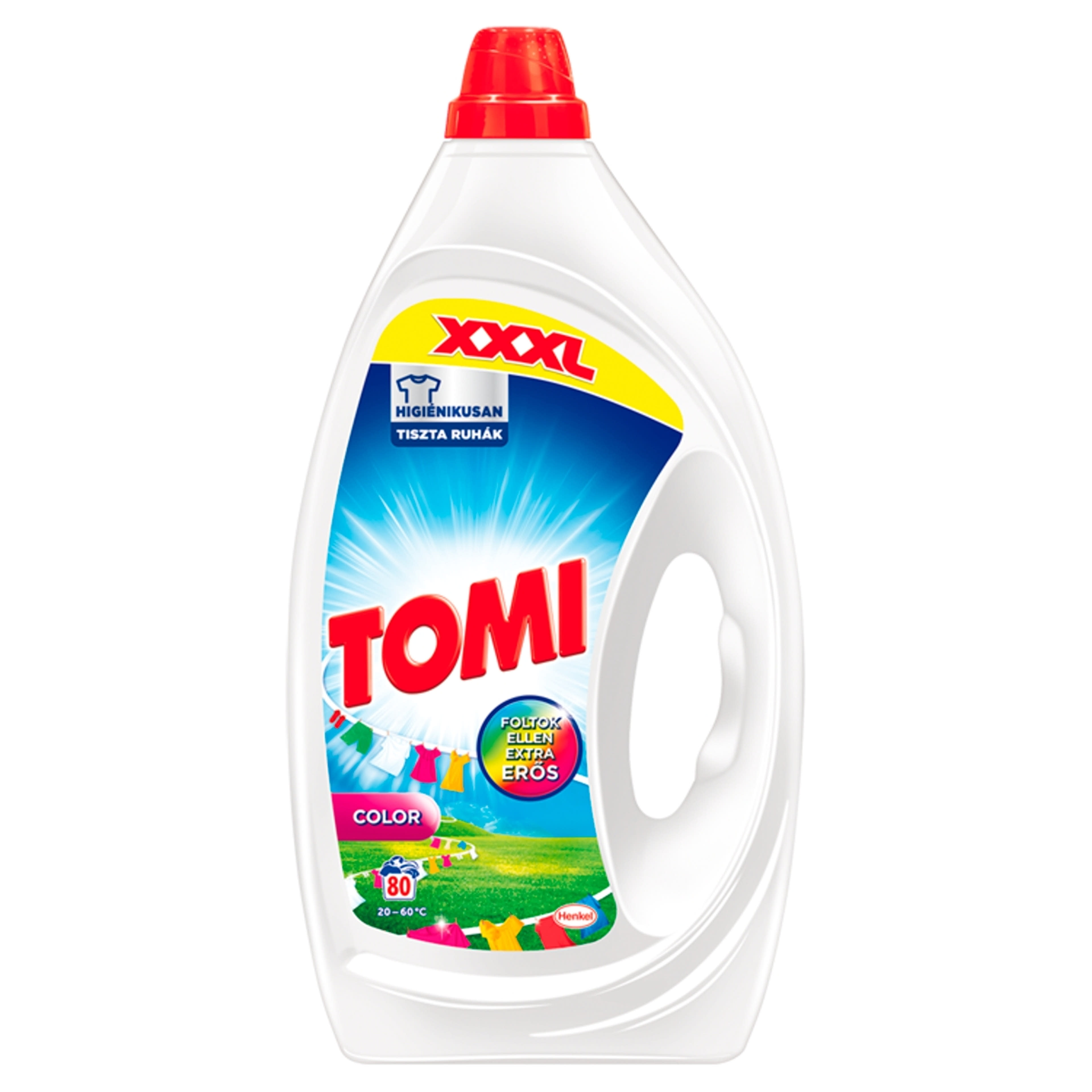 Tomi Color mosógél, 80 mosás - 4 l