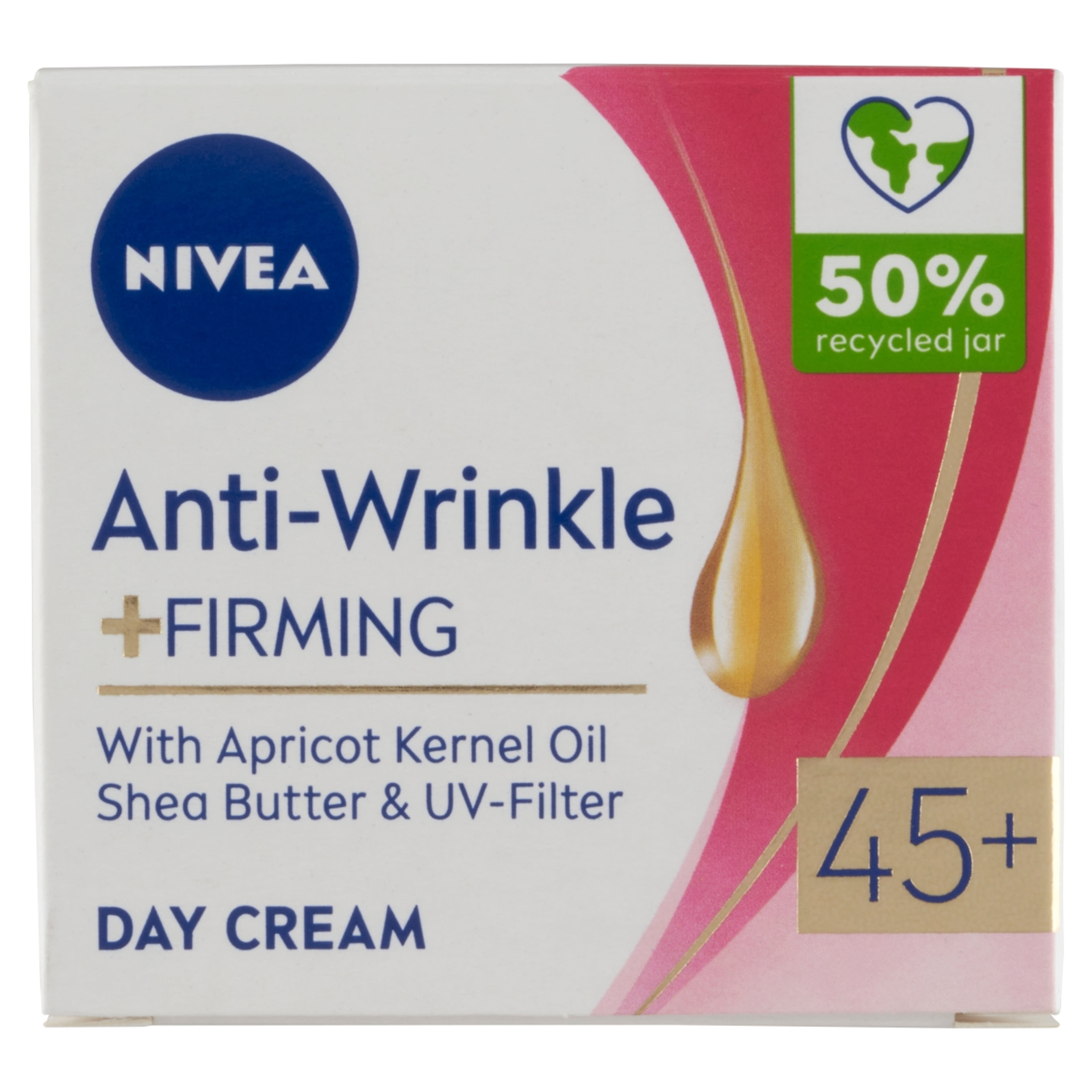 NIVEA Anti Wrinkle 45+ Bőrfeszesítő Nappali arckrém - 50 ml-1