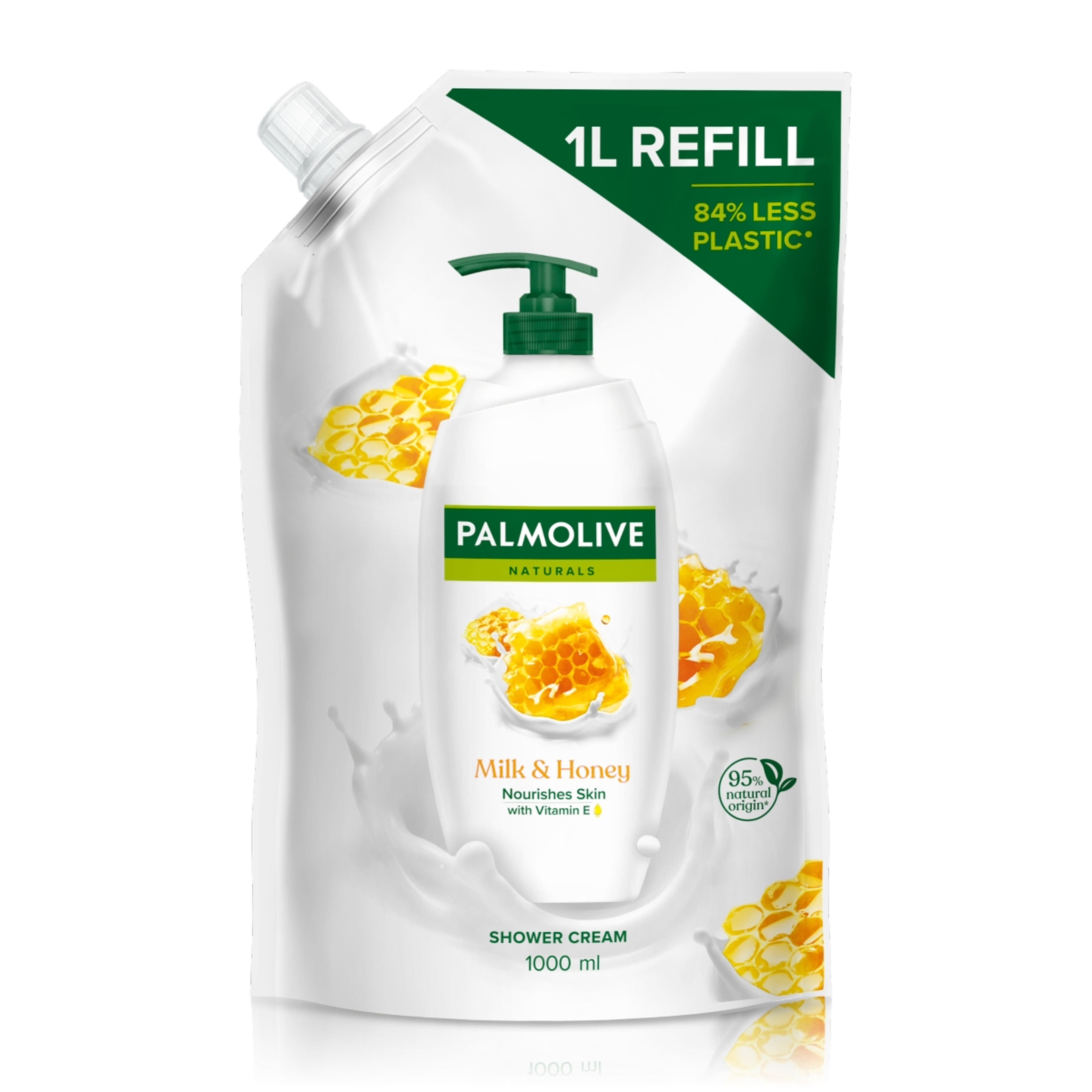 Palmolive Naturals Milk & Honey tusfürdő utántöltő - 1000 ml