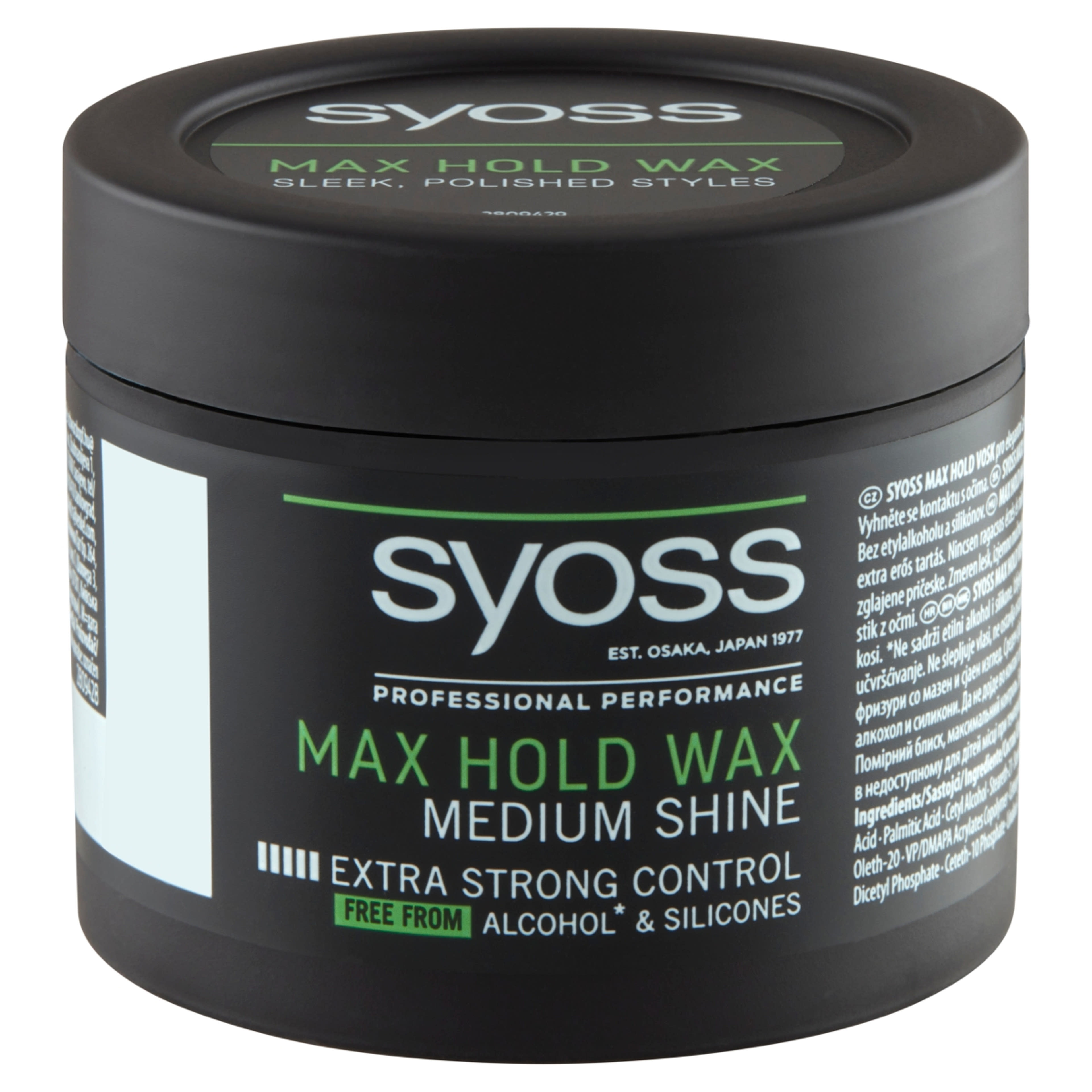 Syoss Max Hold hajformázó wax - 150 ml-2