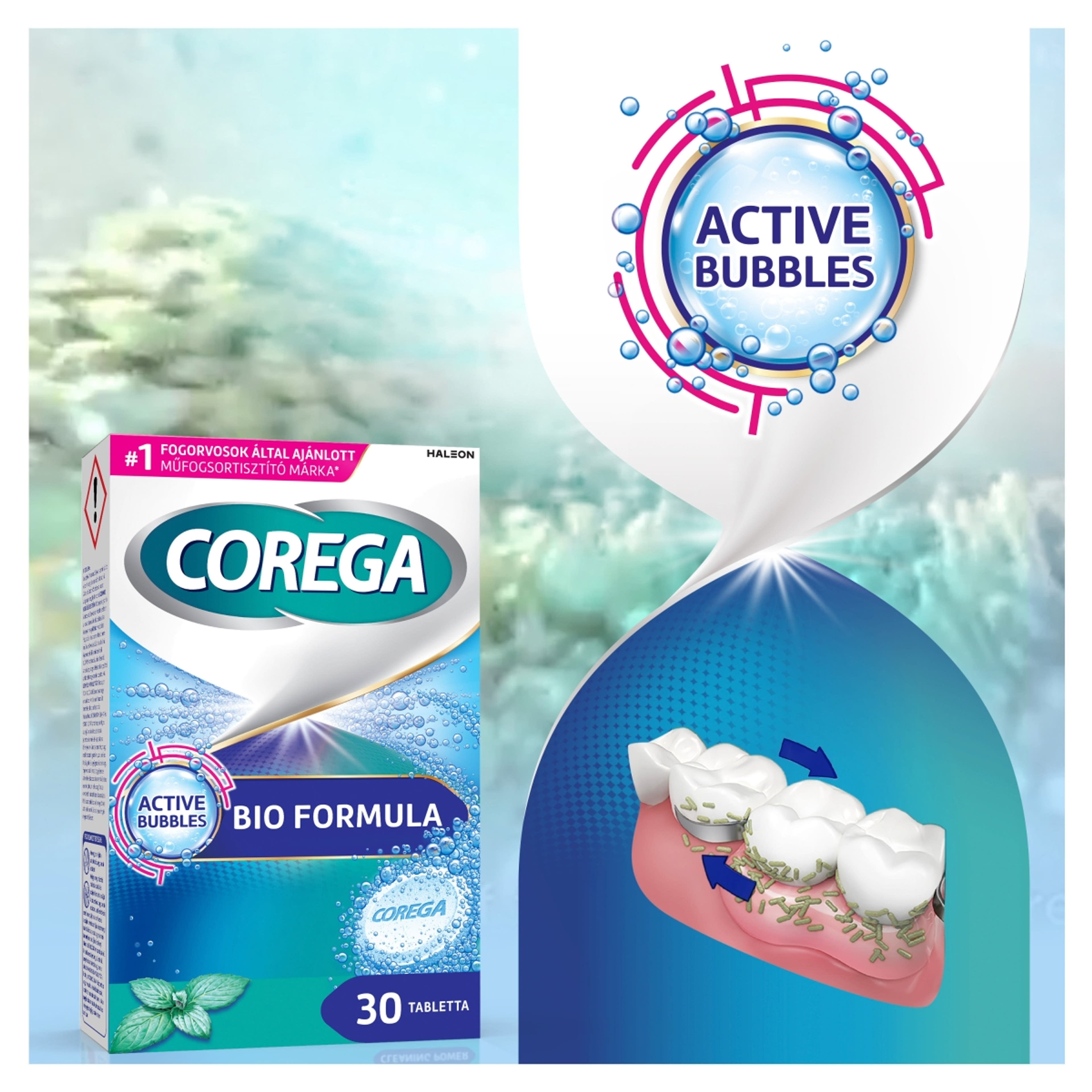 Corega Bio Formula műfogsortisztító tabletta - 108 db-6