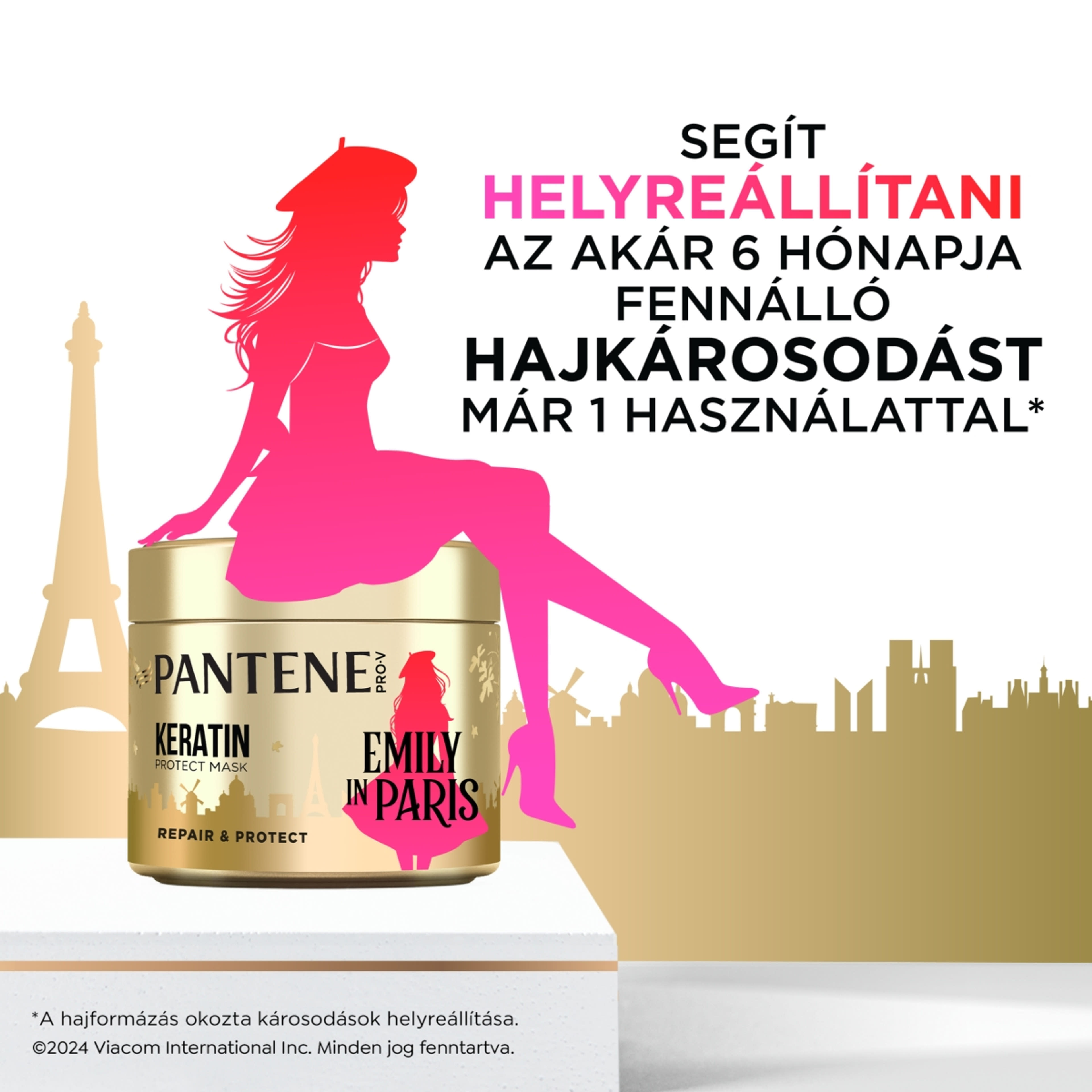 Pantene x Emily in Paris Limited Edition Keratin Protect hajolaj - 100 ml-4